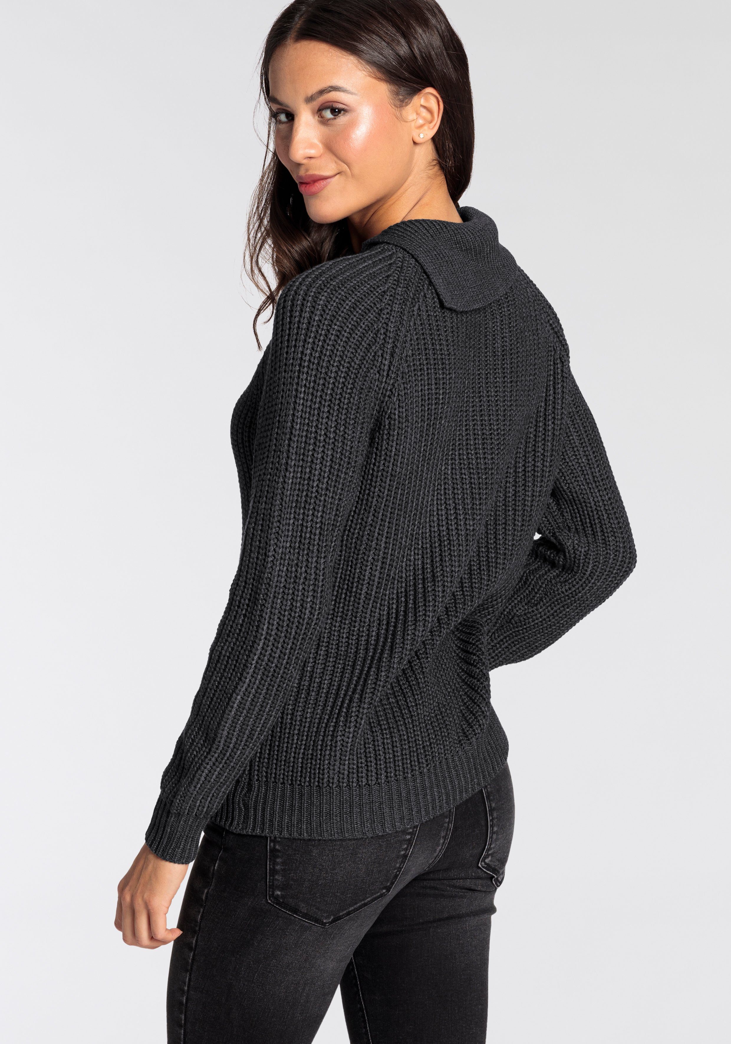 Laura Scott Strickpullover mit elegantem Glitzerdetail