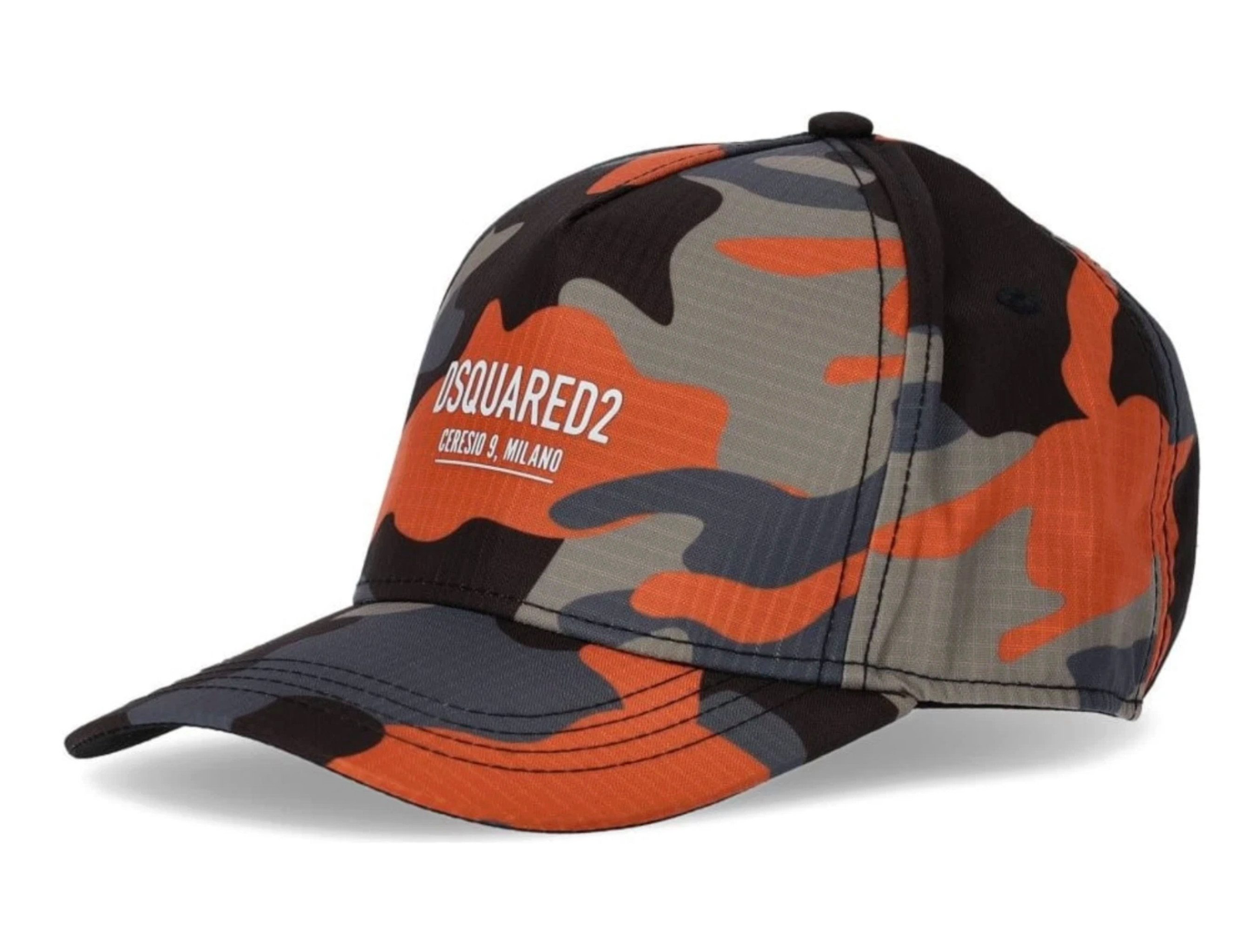 Dsquared2 Baseball Cap Regen Ripstop Ceresio 9 Camouflage Icon Kappe Design und Streetstyle in perfekter Balance