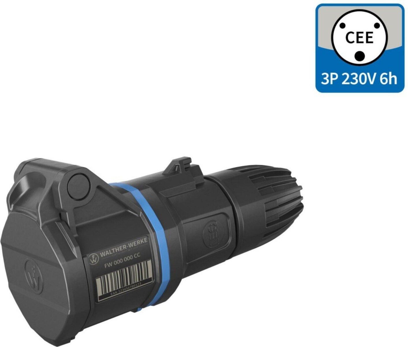 Walther Elektroauto-Ladestation Walther Werke CEE NEO Kupplung FW311306CC