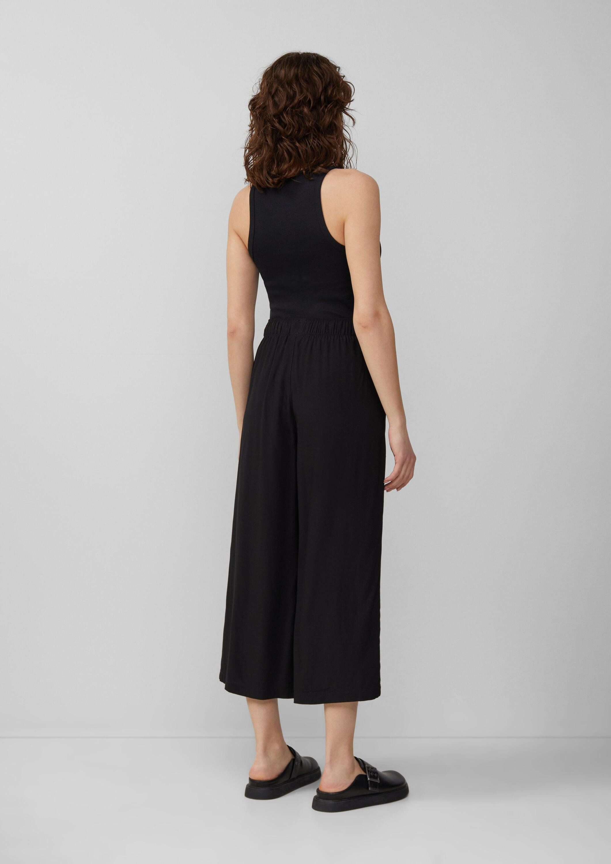 QS Culotte Hose Culotte aus Viskose