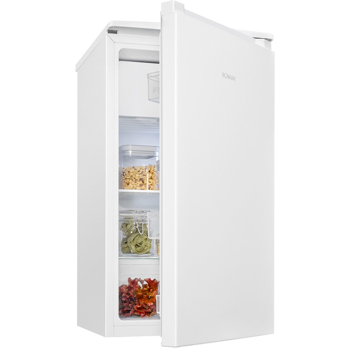 BOMANN Kühlschrank KS 7254, 83.5 cm hoch, 44.5 cm breit, Kühlschrank mit Gefrierfach, Kühlschrank klein
