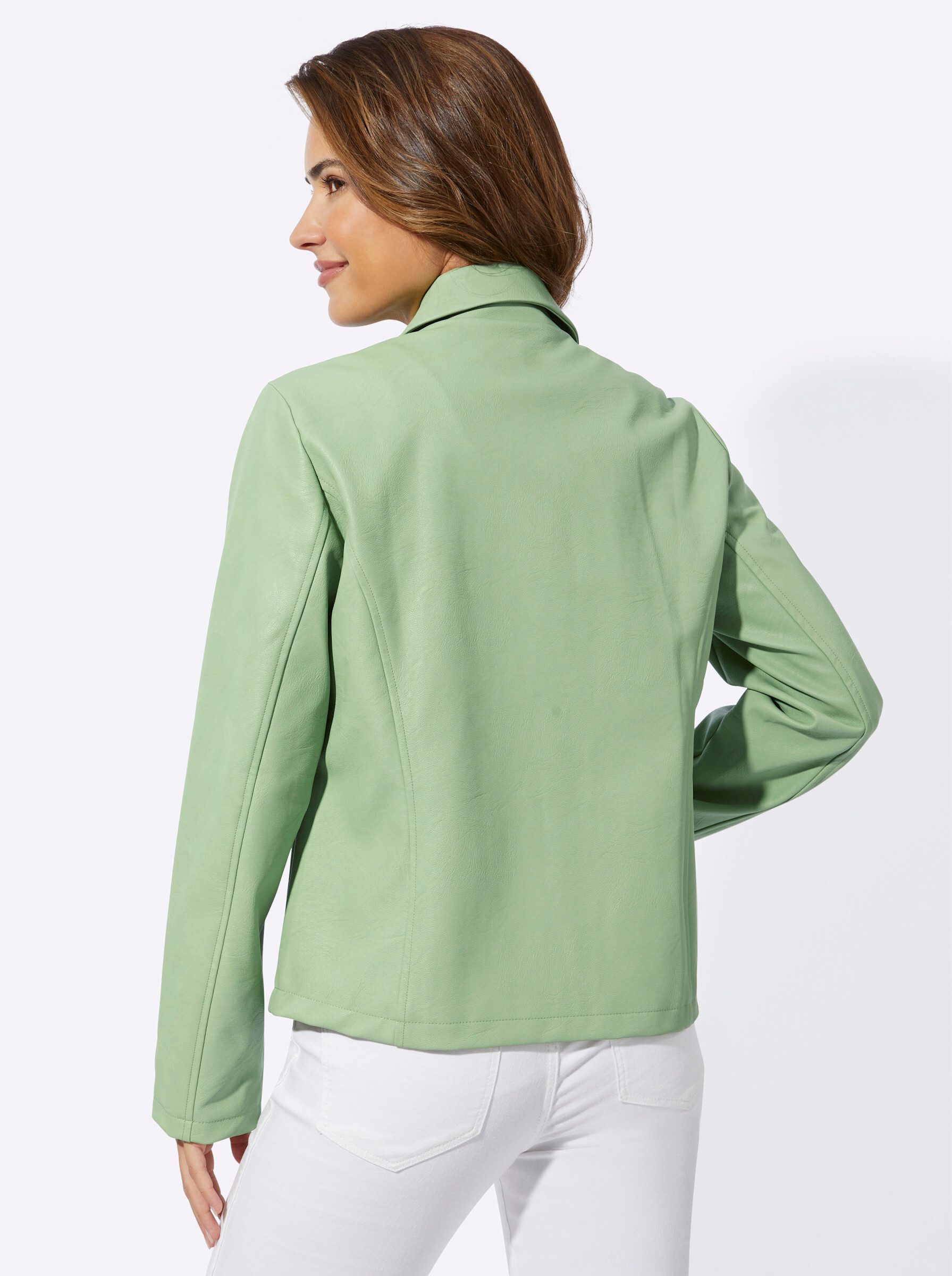 Sieh an! Allwetterjacke Lederimitatjacke günstig online kaufen