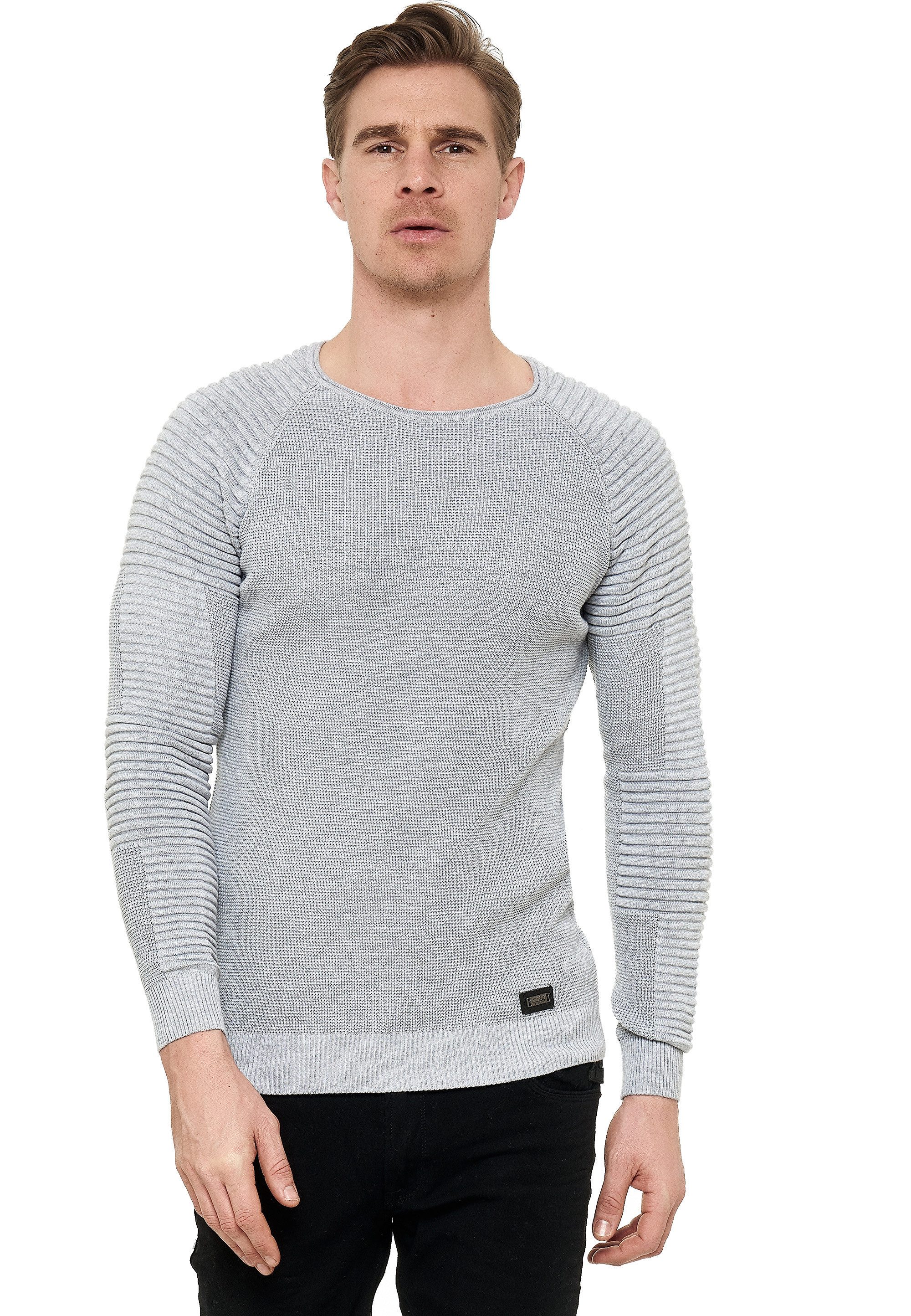 Rusty Neal Strickpullover mit modernem Rundhalsausschnitt günstig online kaufen