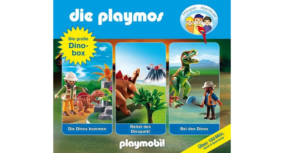 Hörspiel-CD Die Playmos Hörspiel-Box Dinos