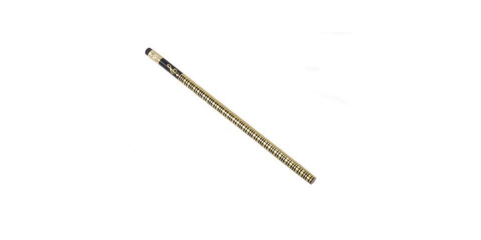 Bleistift Bleistift mit Radiergummi Tastatur schwarz/golden