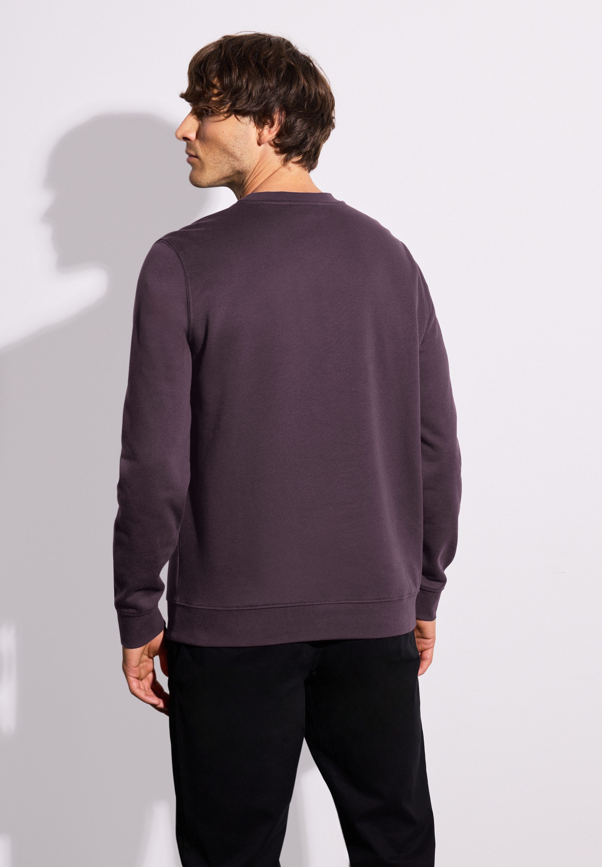 STREET ONE MEN Sweatshirt im soften Baumwoll-Mix günstig online kaufen