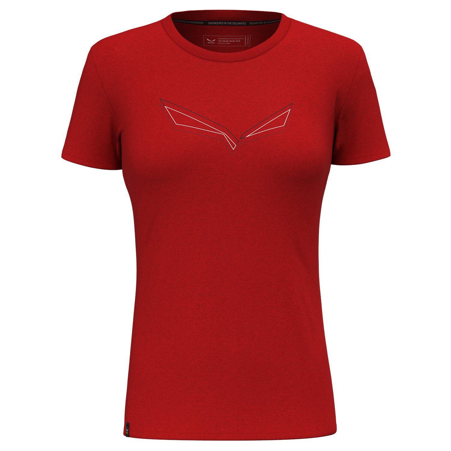 Extrem beliebter Klassiker Salewa T-Shirt Pure T-Shirt Dry Frame Eagle W