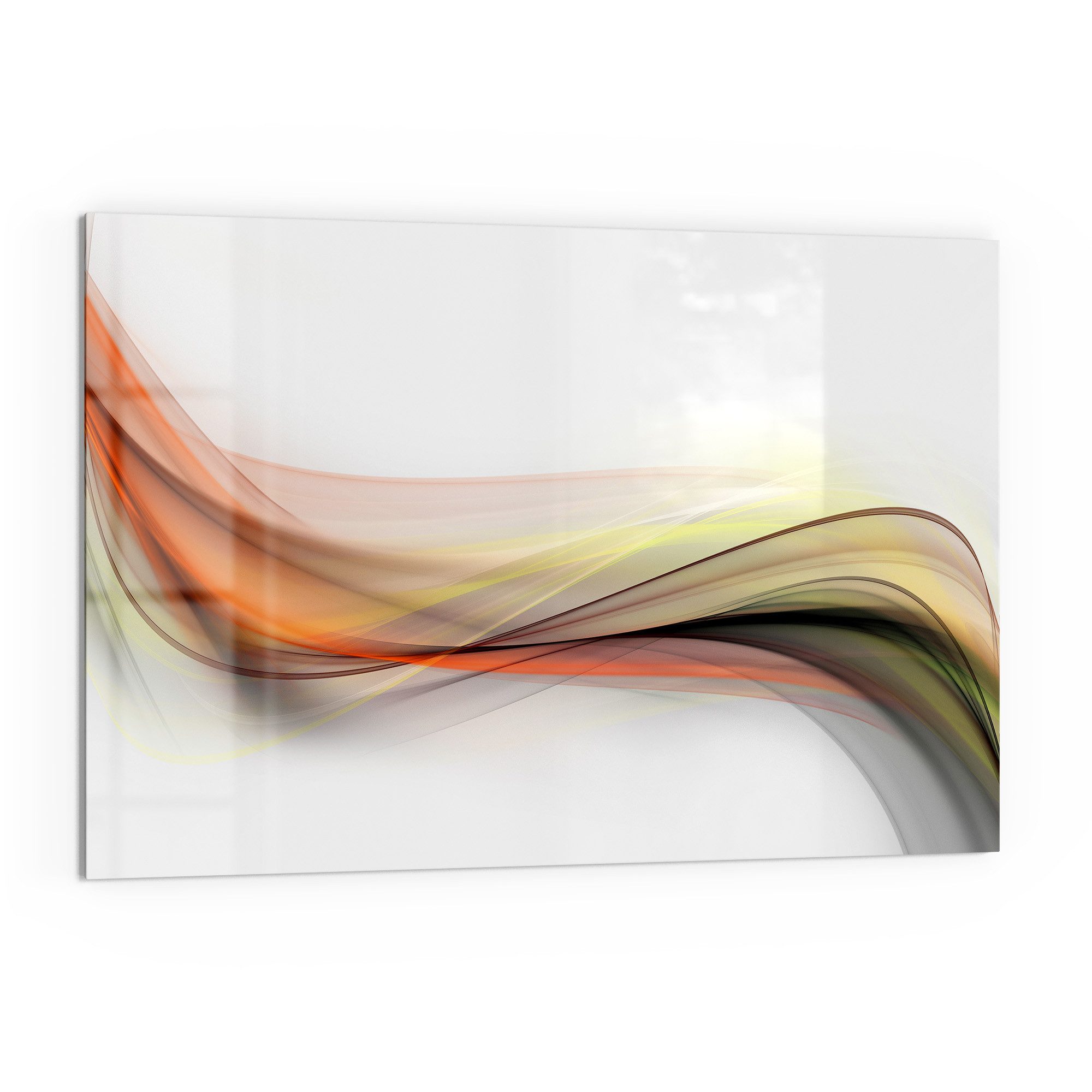 DEQORI Küchenrückwand 'Buntes Farbenspiel', Glas Spritzschutz Badrückwand Herdblende