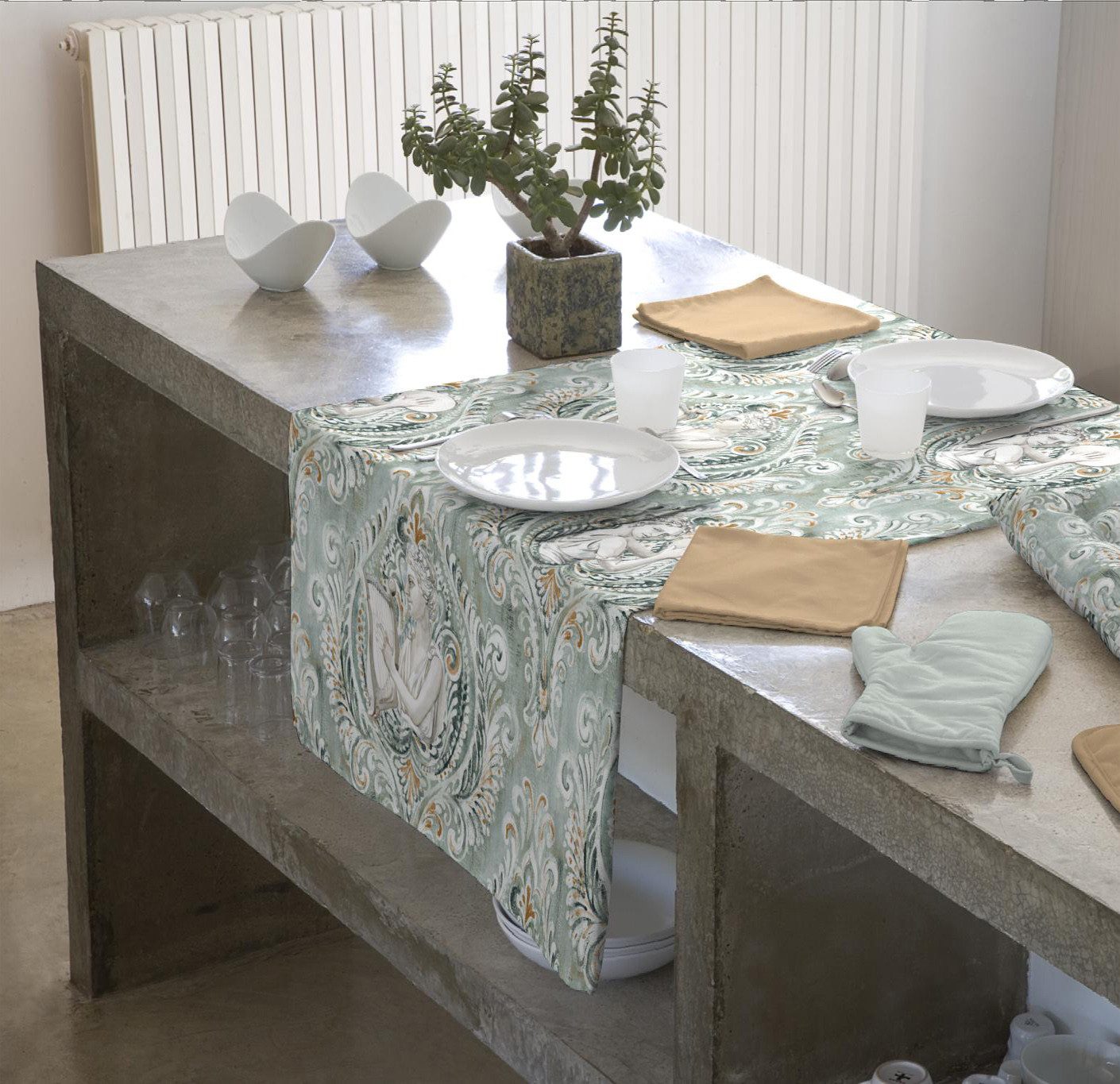 beties Tischläufer Atelier (1-tlg), Hellas ca. günstig online kaufen