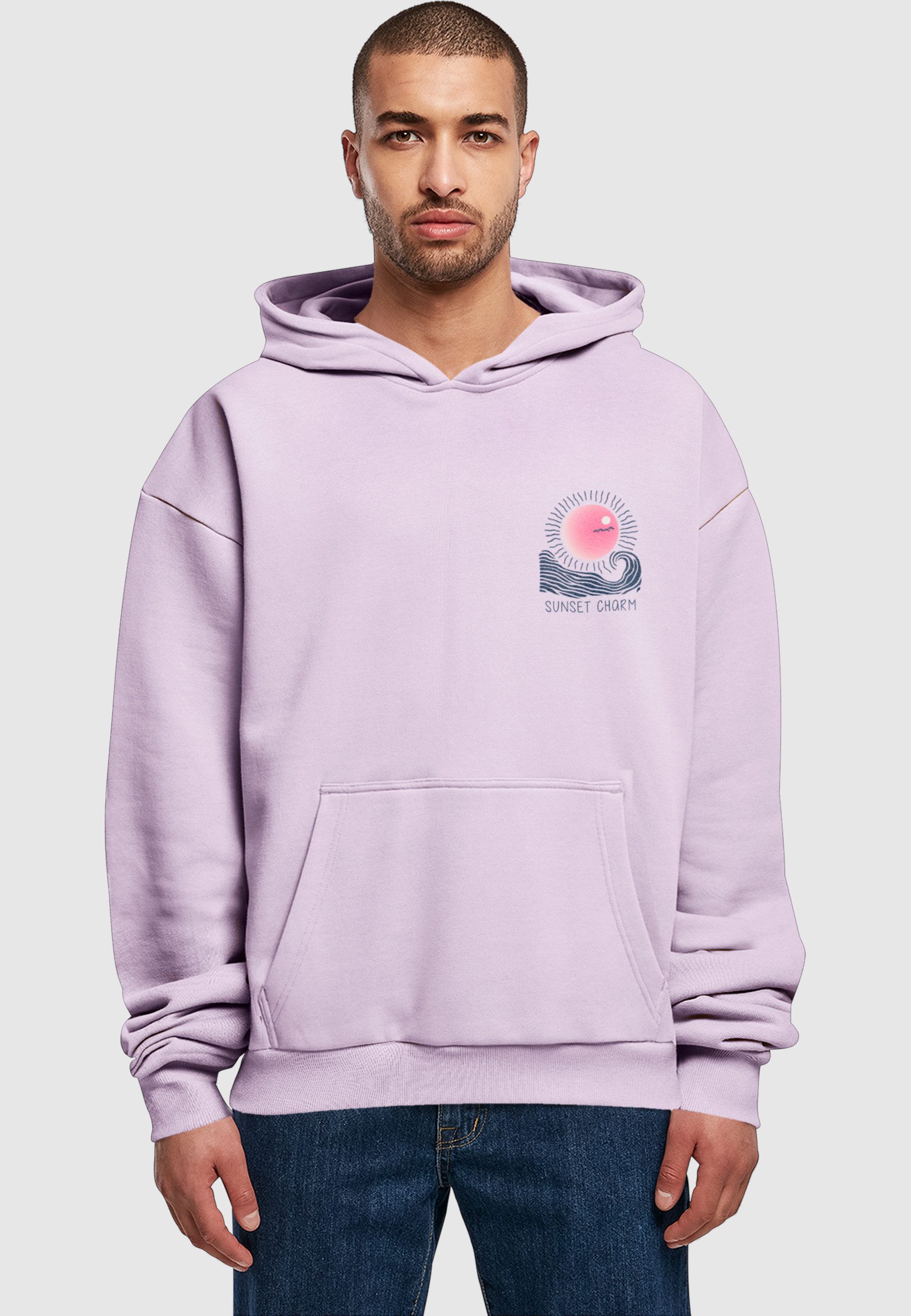 Merchcode Kapuzenpullover Merchcode Sunset Charm Oversized Hoody (1-tlg)
