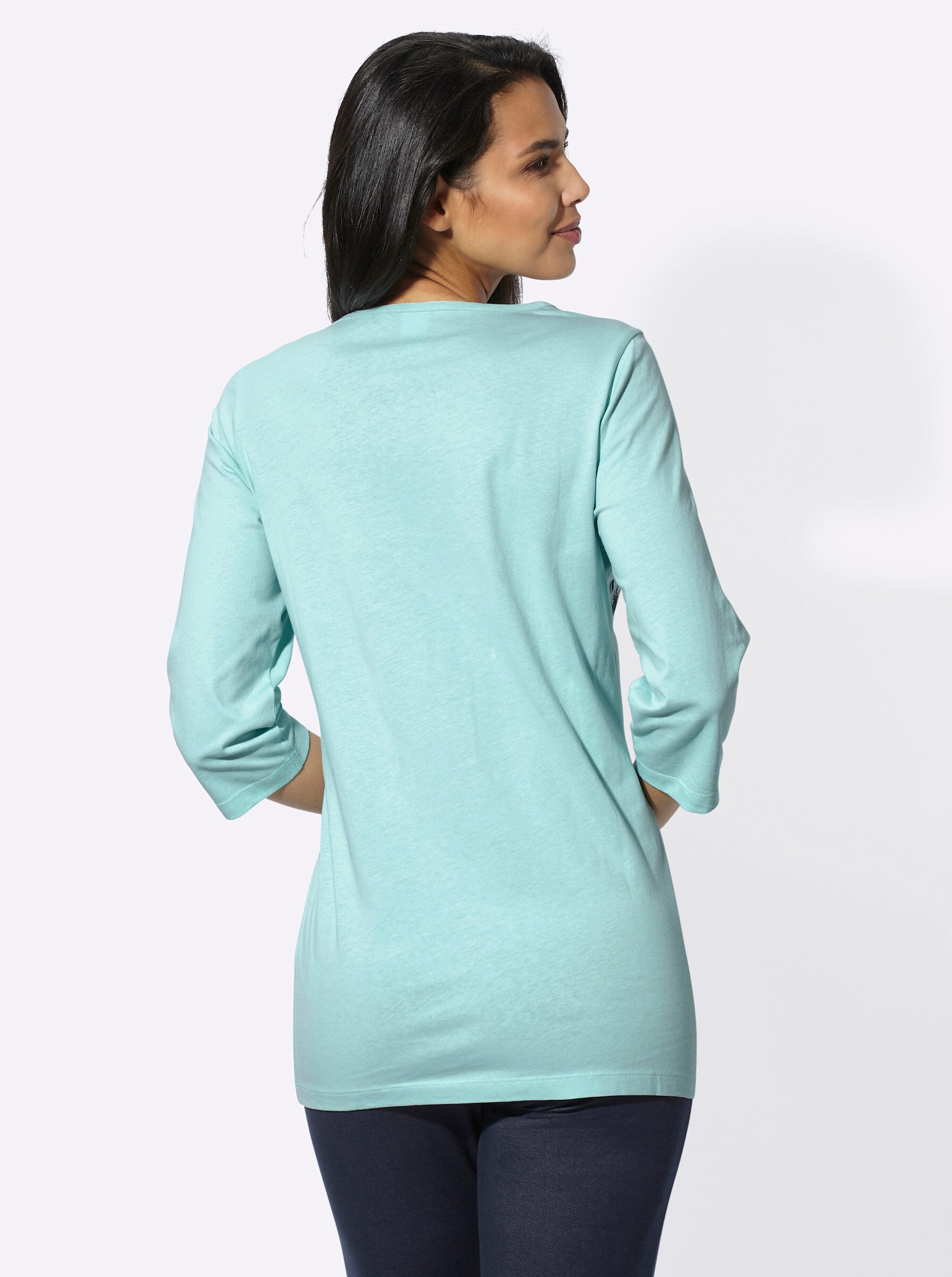 Sieh an! Trainingsshirt Longshirt 3/4-Arm