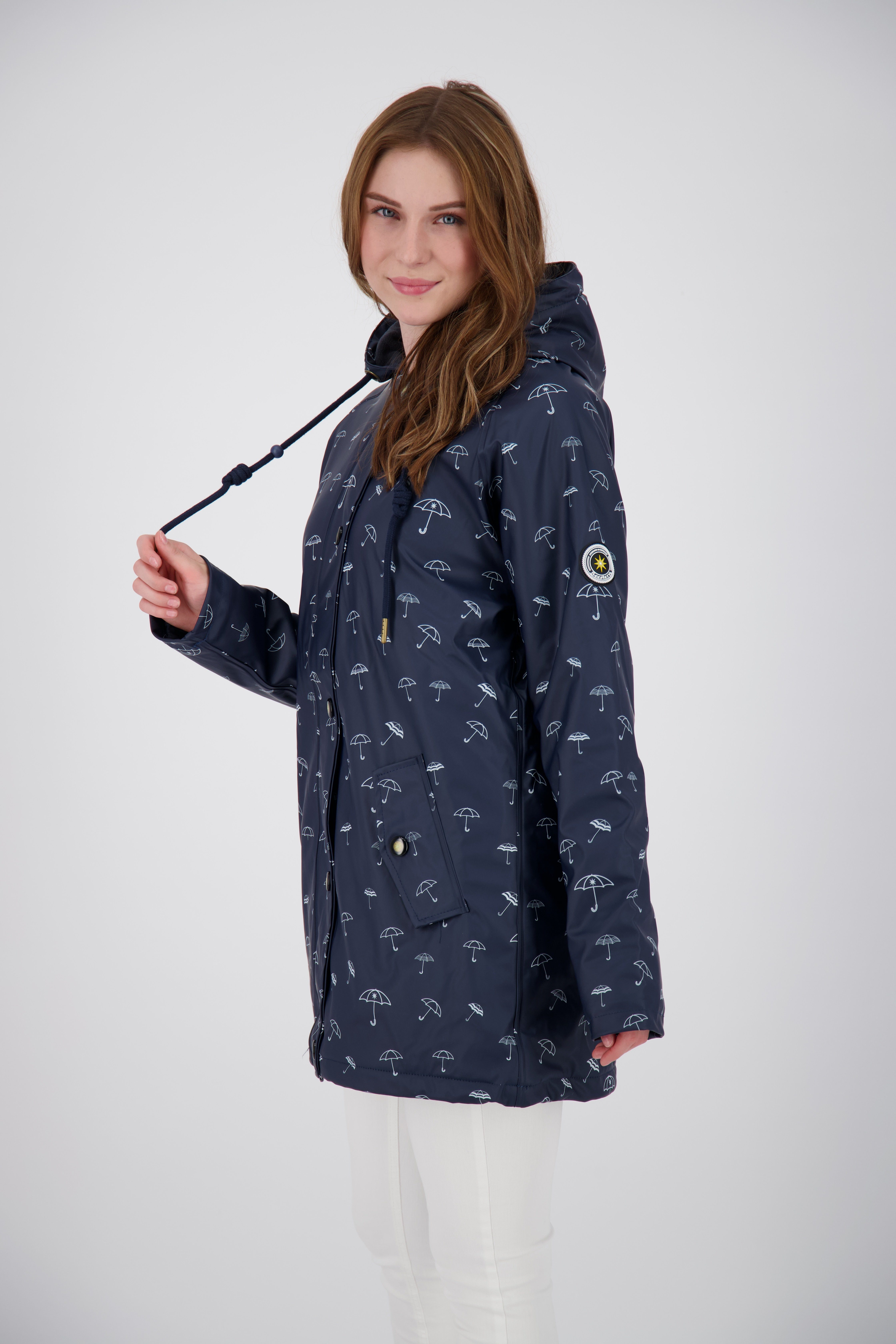 DEPROC Active Regenjacke Größen erhältlich Friesennerz WOMEN auch CS #ankerglutmeer navy in Großen