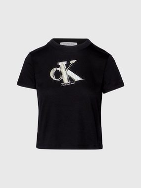 Calvin Klein Jeans T-Shirt META CK BABY TEE mit Markenlogo