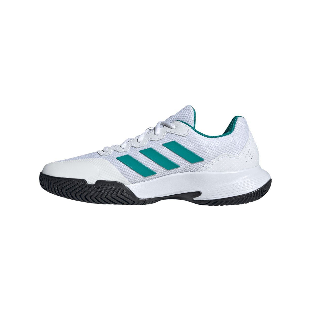 adidas Performance GameCourt 2 Allcourt weiss/tealgrün/schwarz Herren Tennisschuh