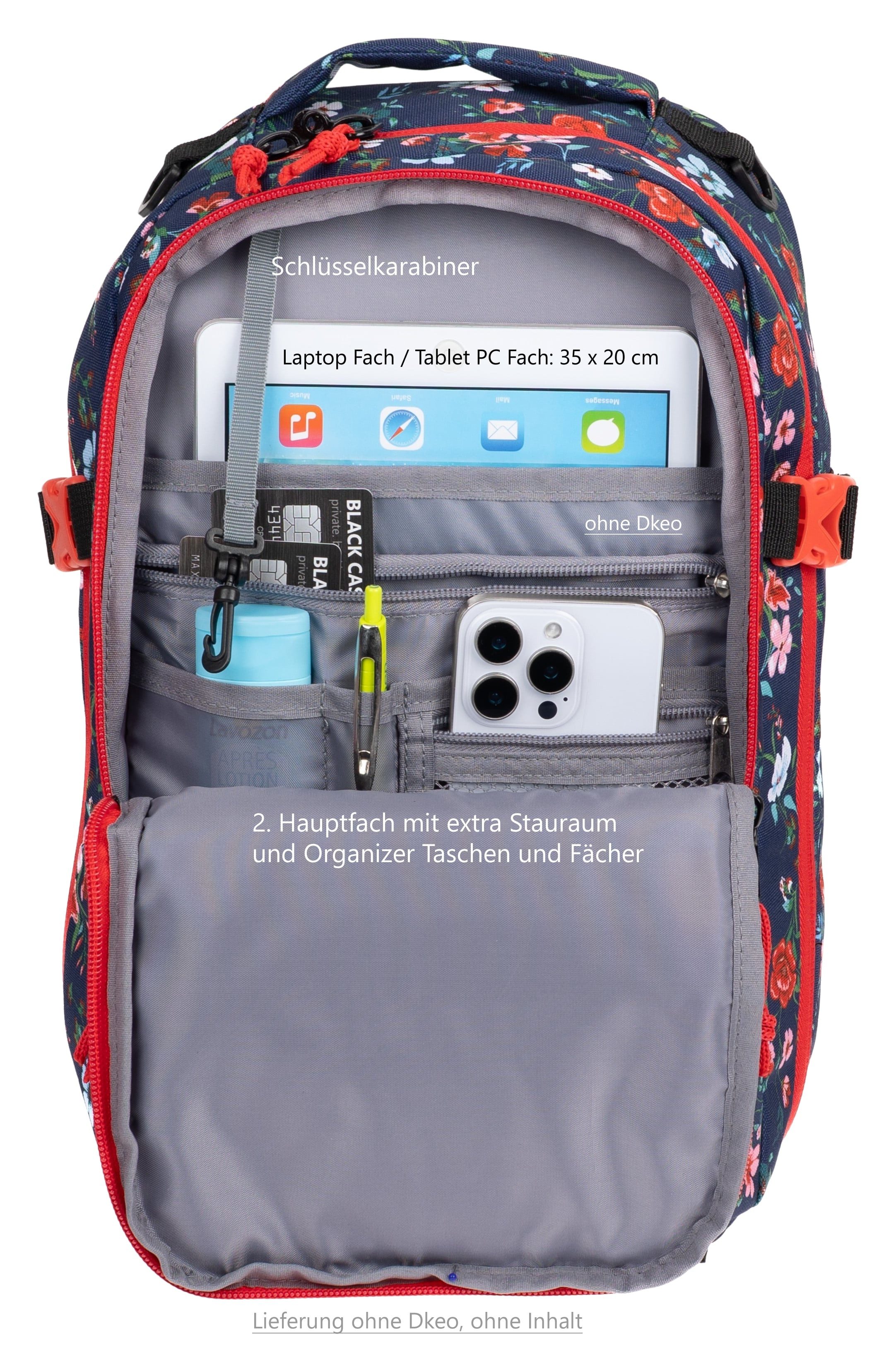 ELEPHANT Rucksack Flugzeug Handgepäck Damen Herren 40x25x20 cm Ryanair, Kabine Reise Reiserucksack Daypack 20 L Gepäck Travel small