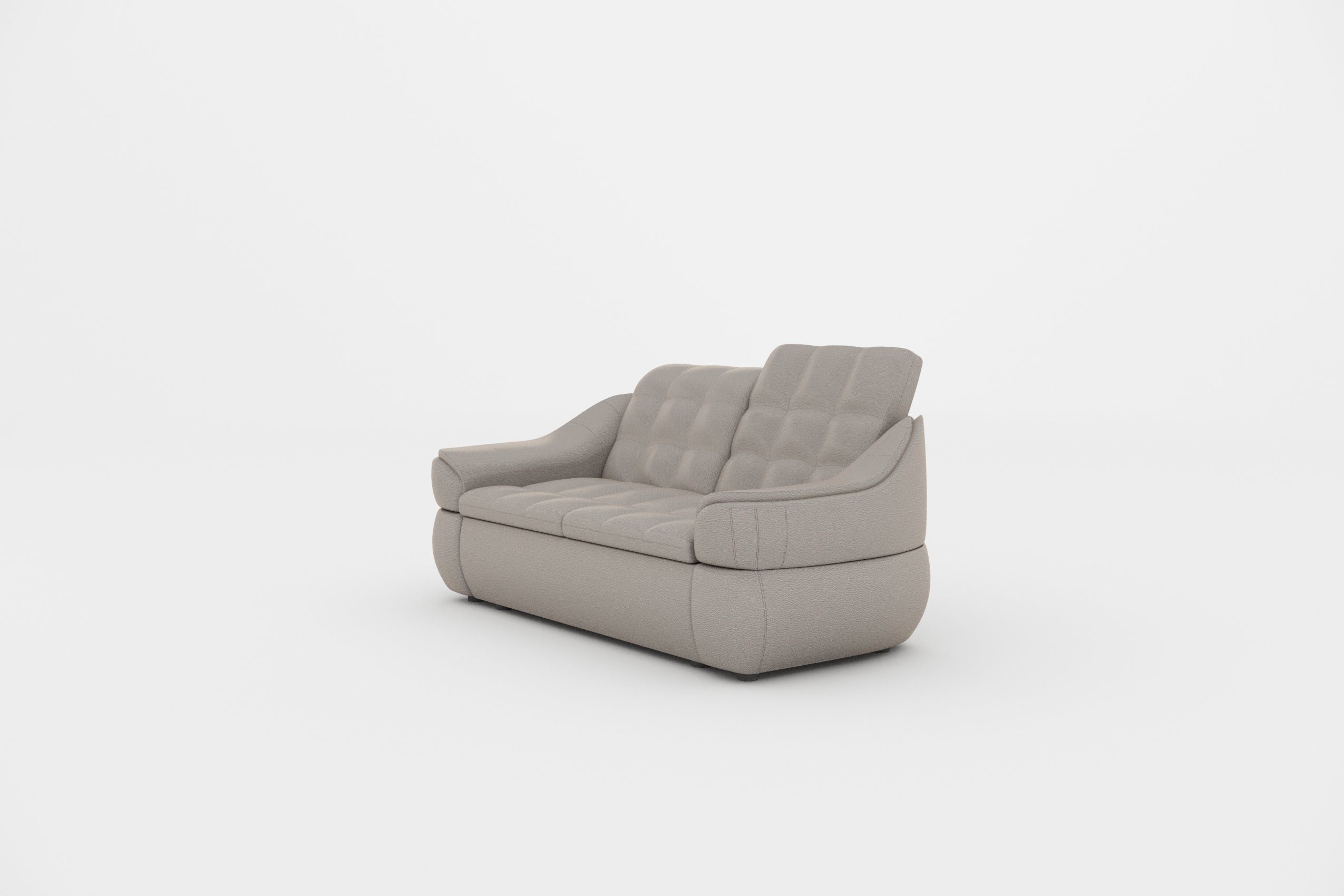 Sitzkomfort Raum Steppung, Sofa, mit Stylefy stellbar, Rückenlehne, und Armlehnen 2-Sitzer, mit im frei Alisa, 3-Sitzer