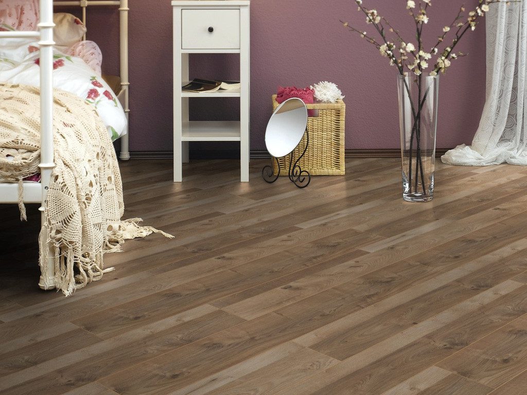 KRONOTEX Laminat Laminat Eiche Rosemont D3665 Exquisit Schiffsboden, 8 St.