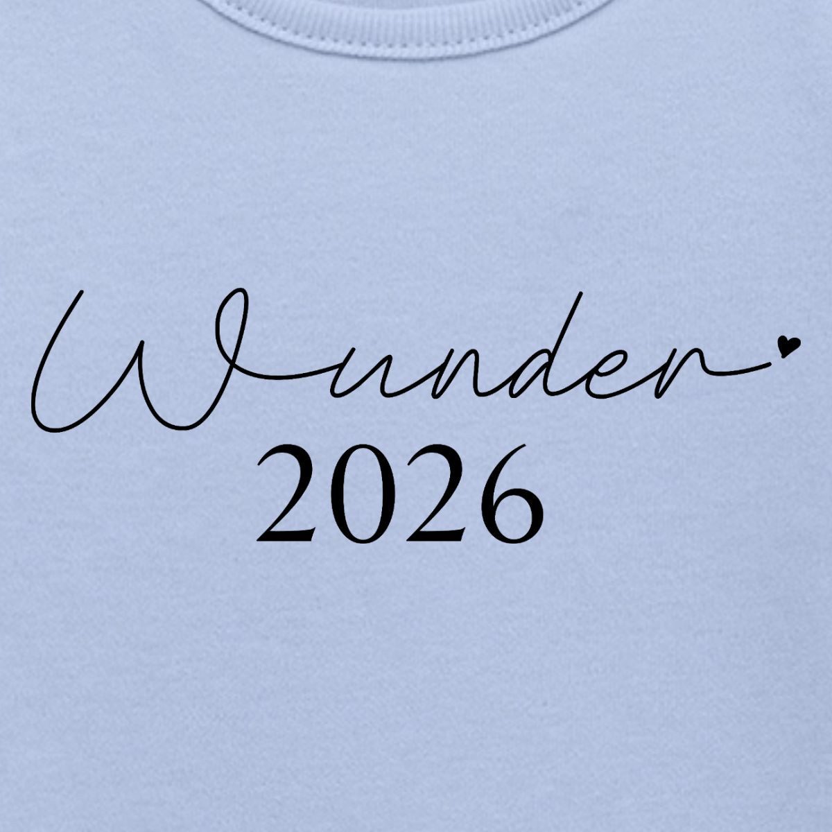 Spreadshirt Kurzarmbody Wunder 2026, Baby 2026 Bio Kurzarm Baby Body (1-tlg)