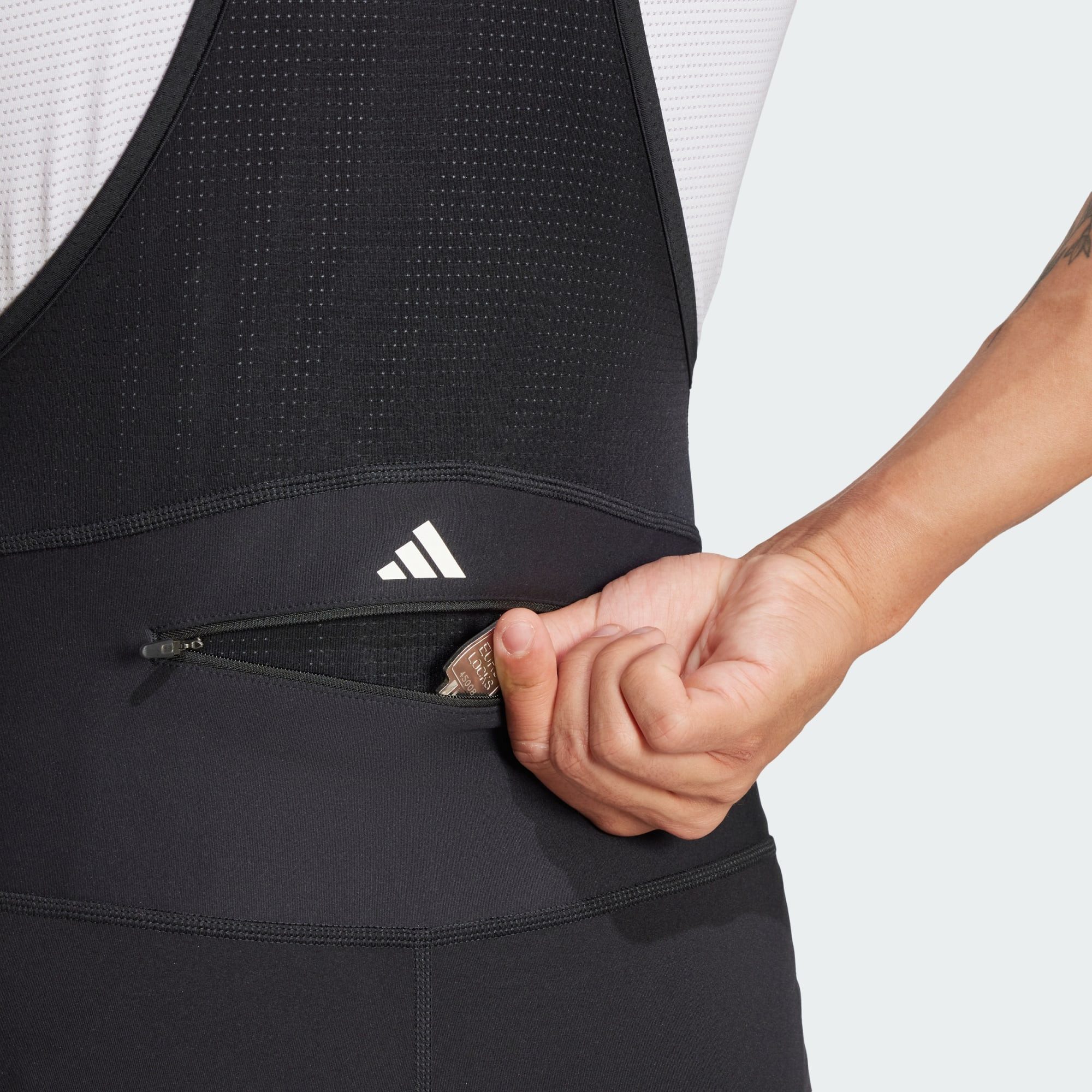 adidas Performance Fahrradhose WINTER ESSENTIALS PADDED CYCLING LANGE TRÄGERHOSE (1-tlg)