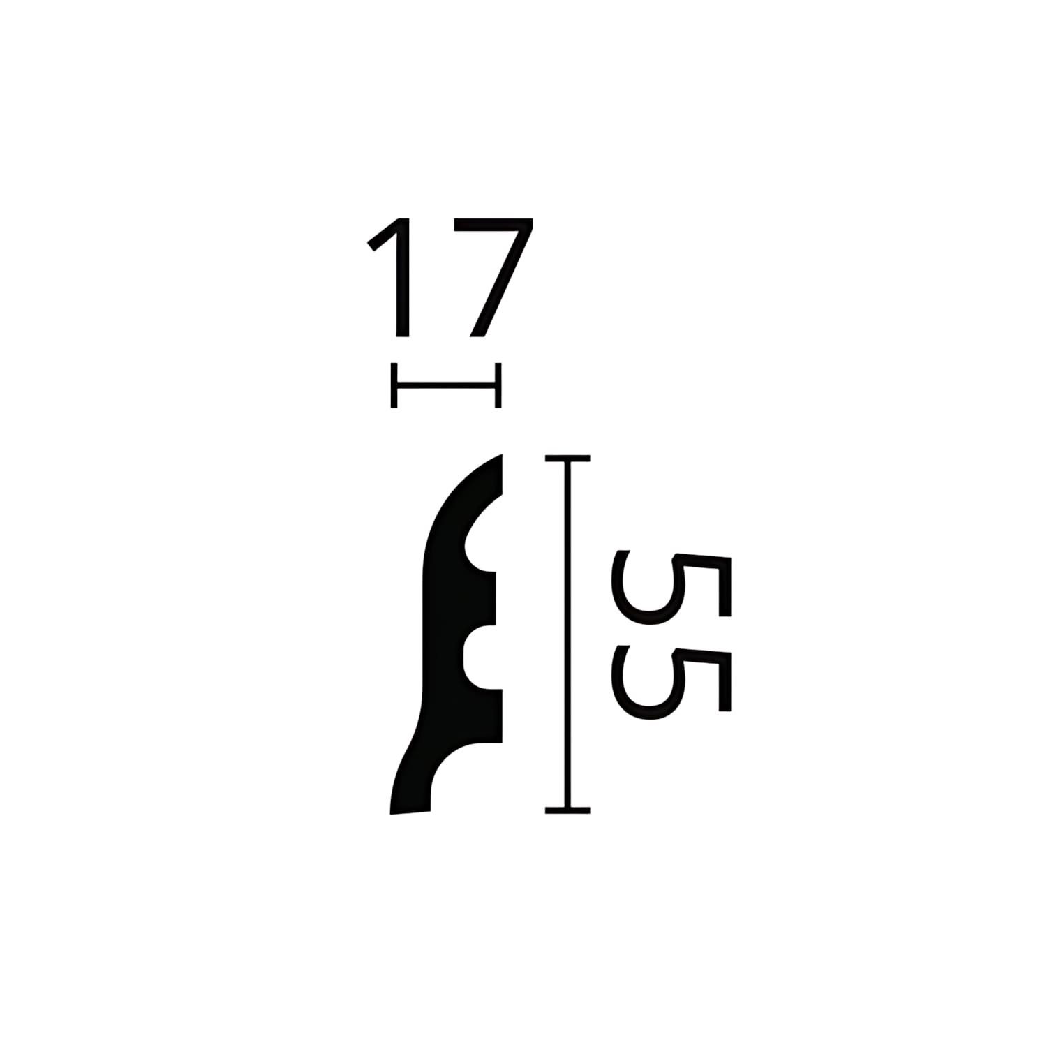 NOËL & MARQUET by nmc Sockelleiste 1 MUSTERSTÜCK NMC S-FL3 10 cm MUSTER der günstig online kaufen