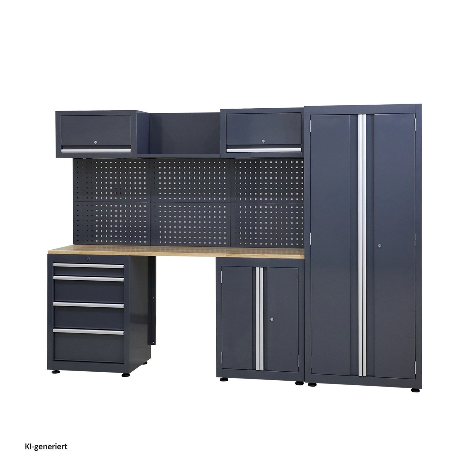 HTI-Living Werkzeugschrank Werkstattwand Havel (Stück, 1-St., 1 Werkstattwand inkl. Zubehör) Werkzeugwand Schranksystem Lochwand