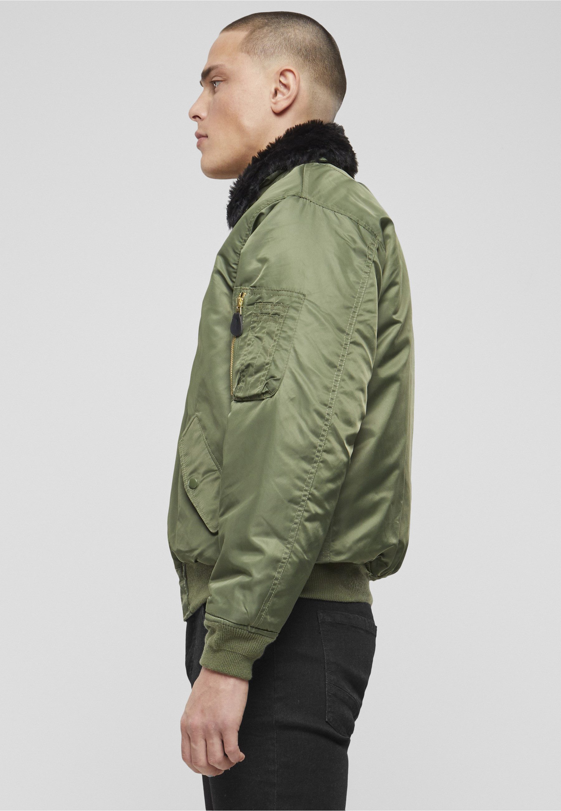 Brandit Winterjacke Brandit Herren MA2 Jacket Fur Collar (1-St)
