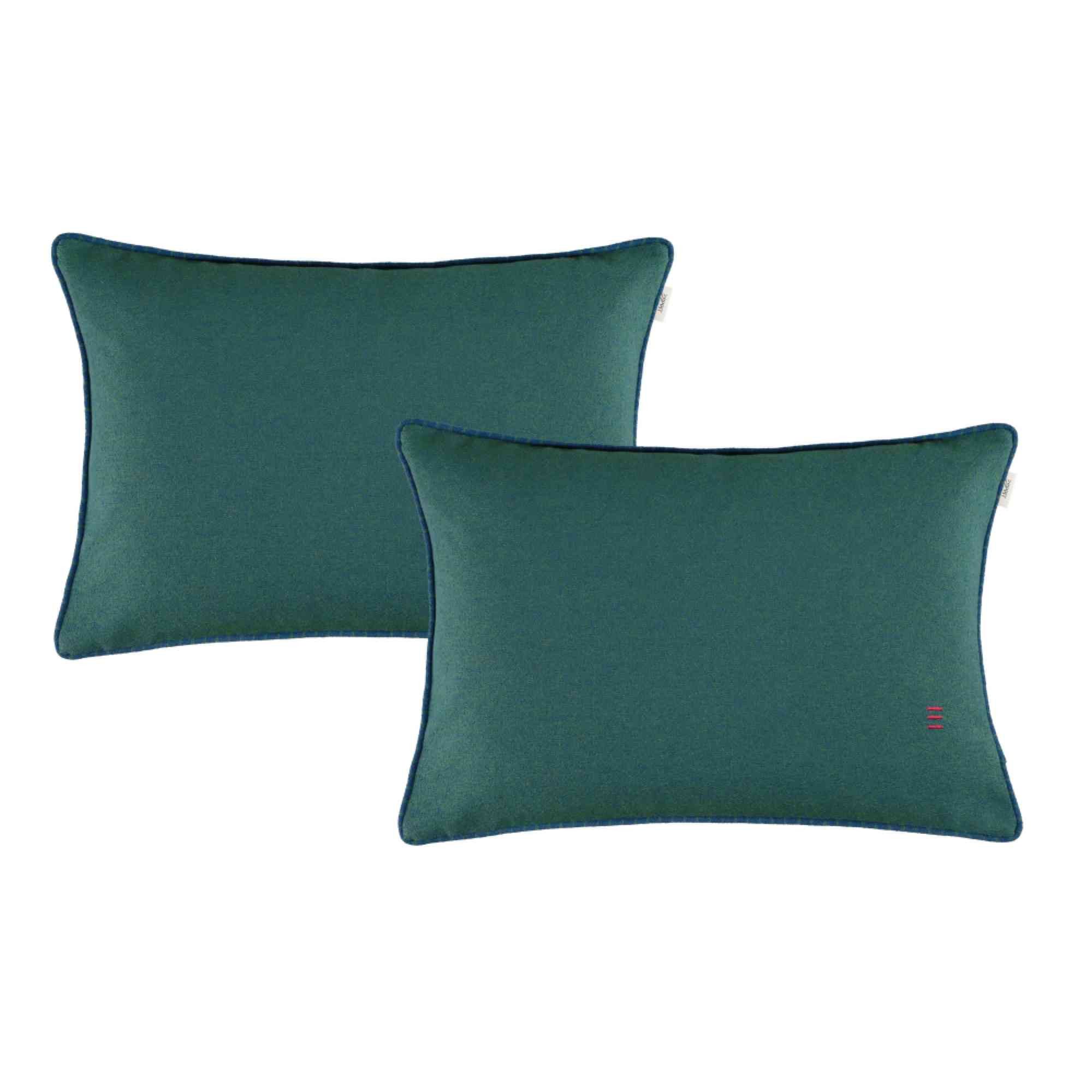 Esprit Kissenhülle FUN-2 Zierkissenhülle, (2 Stück), 38 x 58 cm - 2er Set in Grün