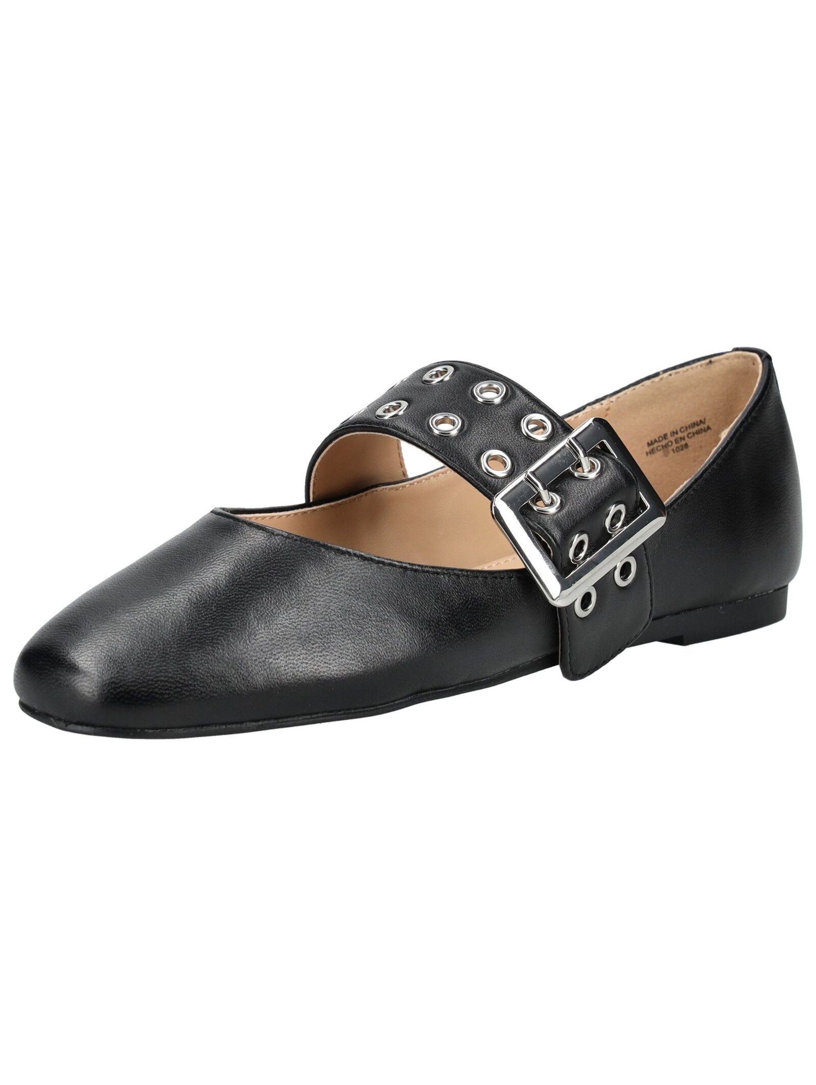 Ballerinas Leder Riemchenballerina