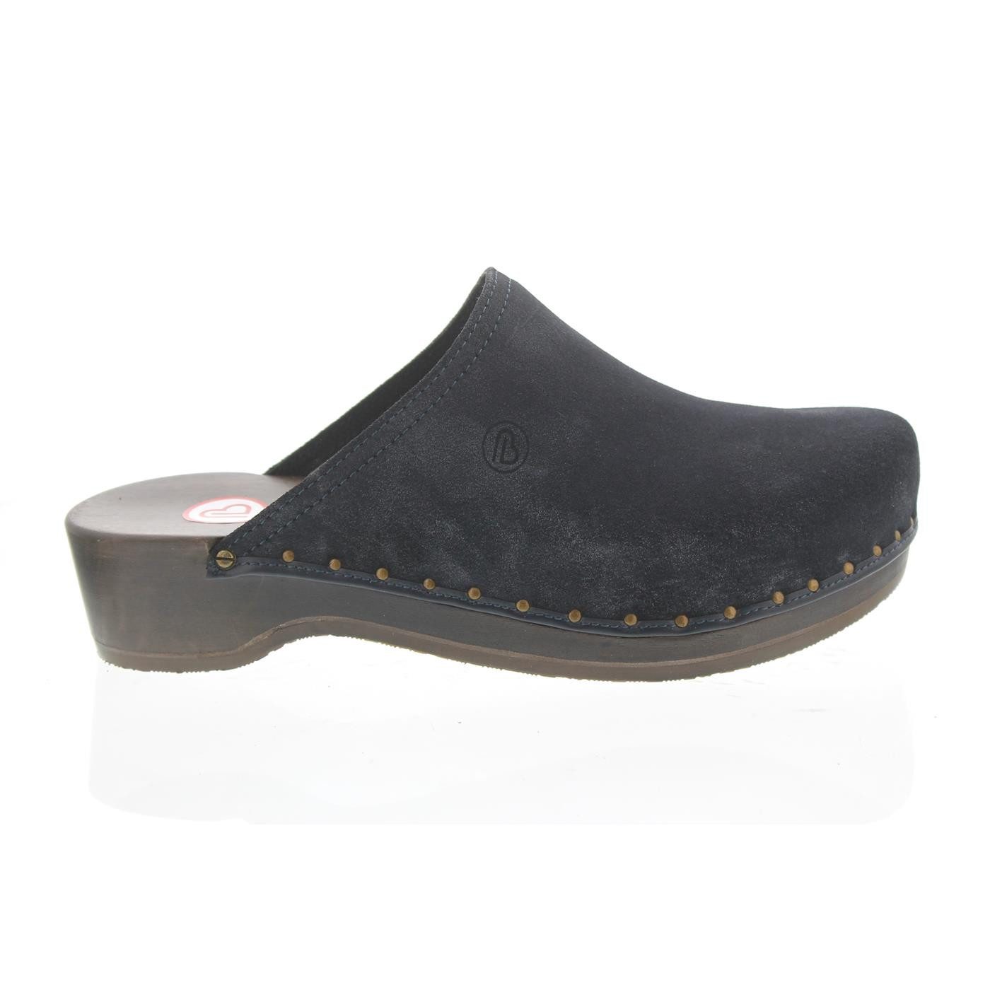 BERKEMANN Berkemann Original Velours-Toeffler, blau Velours günstig online kaufen