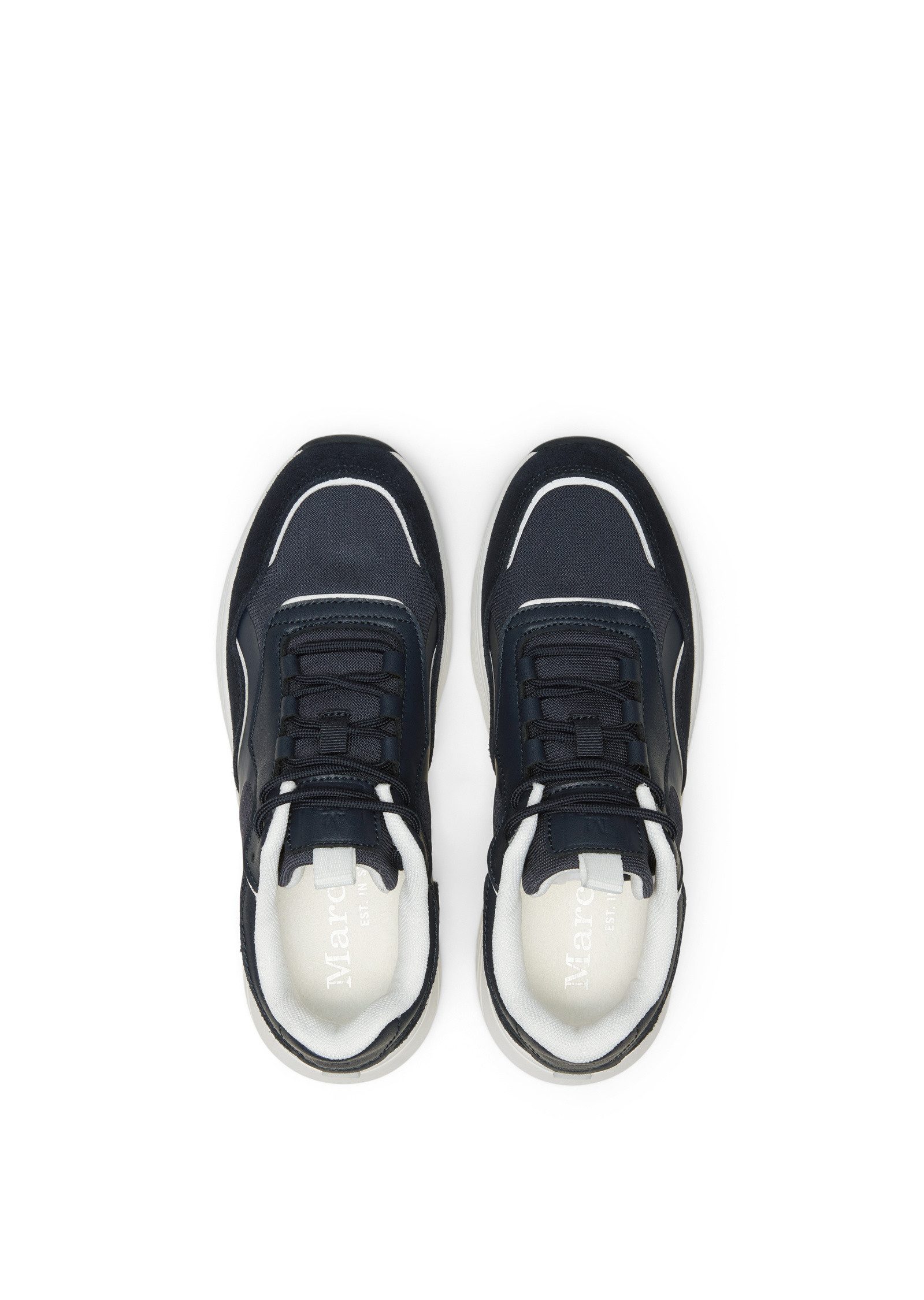 Marc O'Polo aus Rindleder und Mesh Sneaker