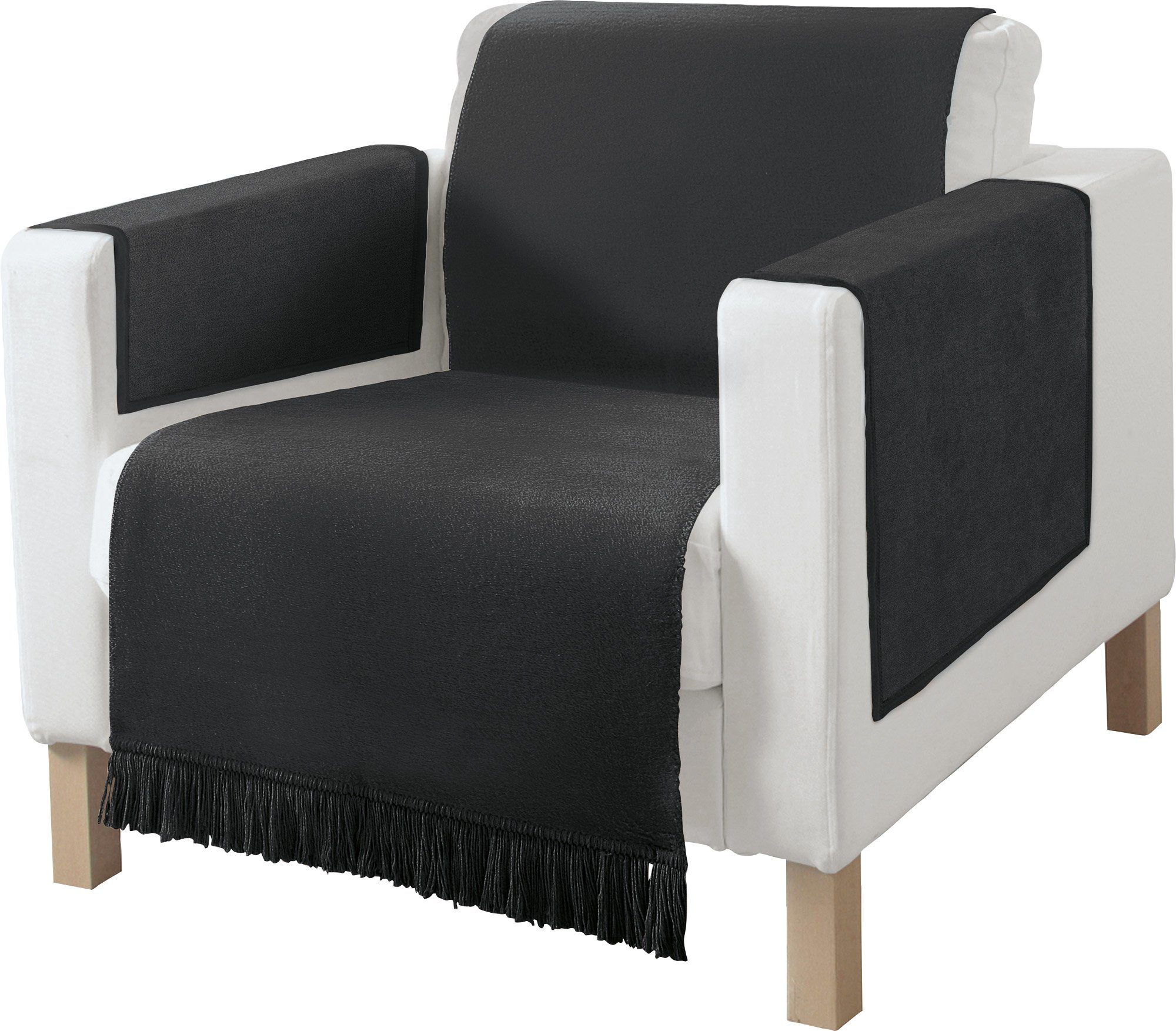 Erwin Müller Sesselschoner Sessel- und Sofaschoner-Set "Catania" 3-tlg., Uni