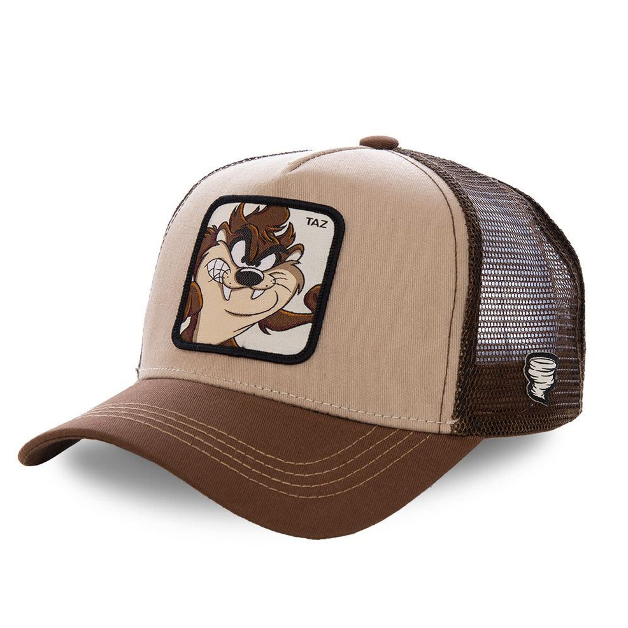 Trucker Cap CAPSLAB HFT Trucker Mesh Cap Looney Tunes TAZ Brown
