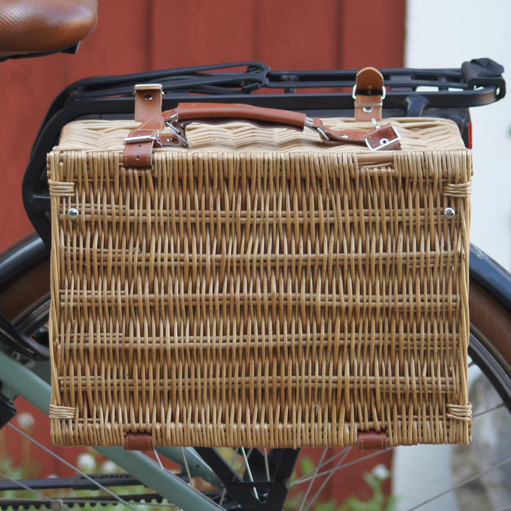 UNUS GARDEN Fahrradkorb Picknickkorb für den Gepäckträger