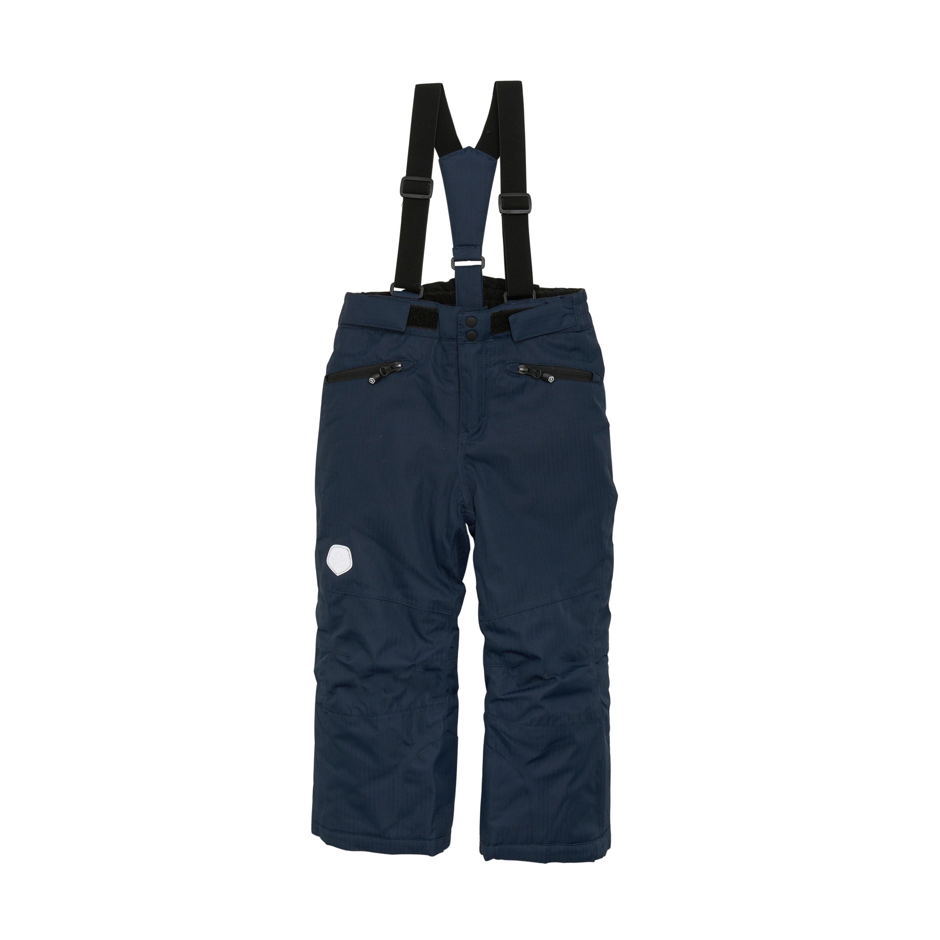 COLOR KIDS Skihose COSki Pants W.Pockets - 5440 Regen- und Matschhose mit Reißverschlusstaschen Total Eclipse (870)