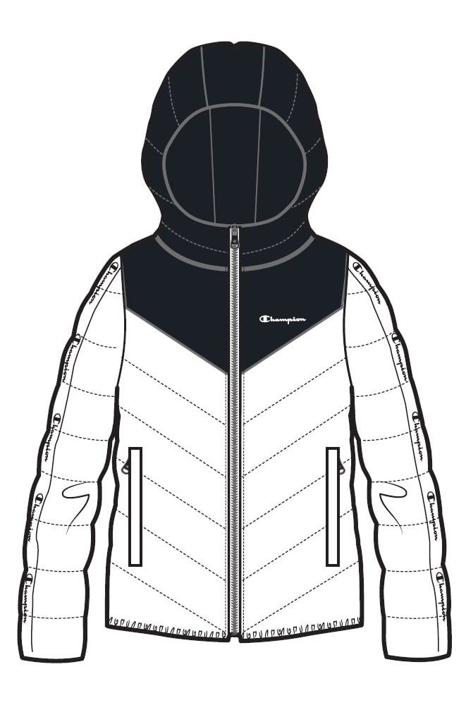 Champion Funktionsjacke Steppjacke mit Kapuze (gefüttert, günstig online kaufen
