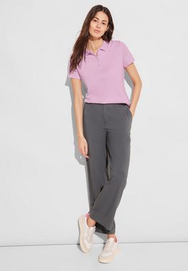 STREET ONE Poloshirt aus Baumwolle mit Stretchante