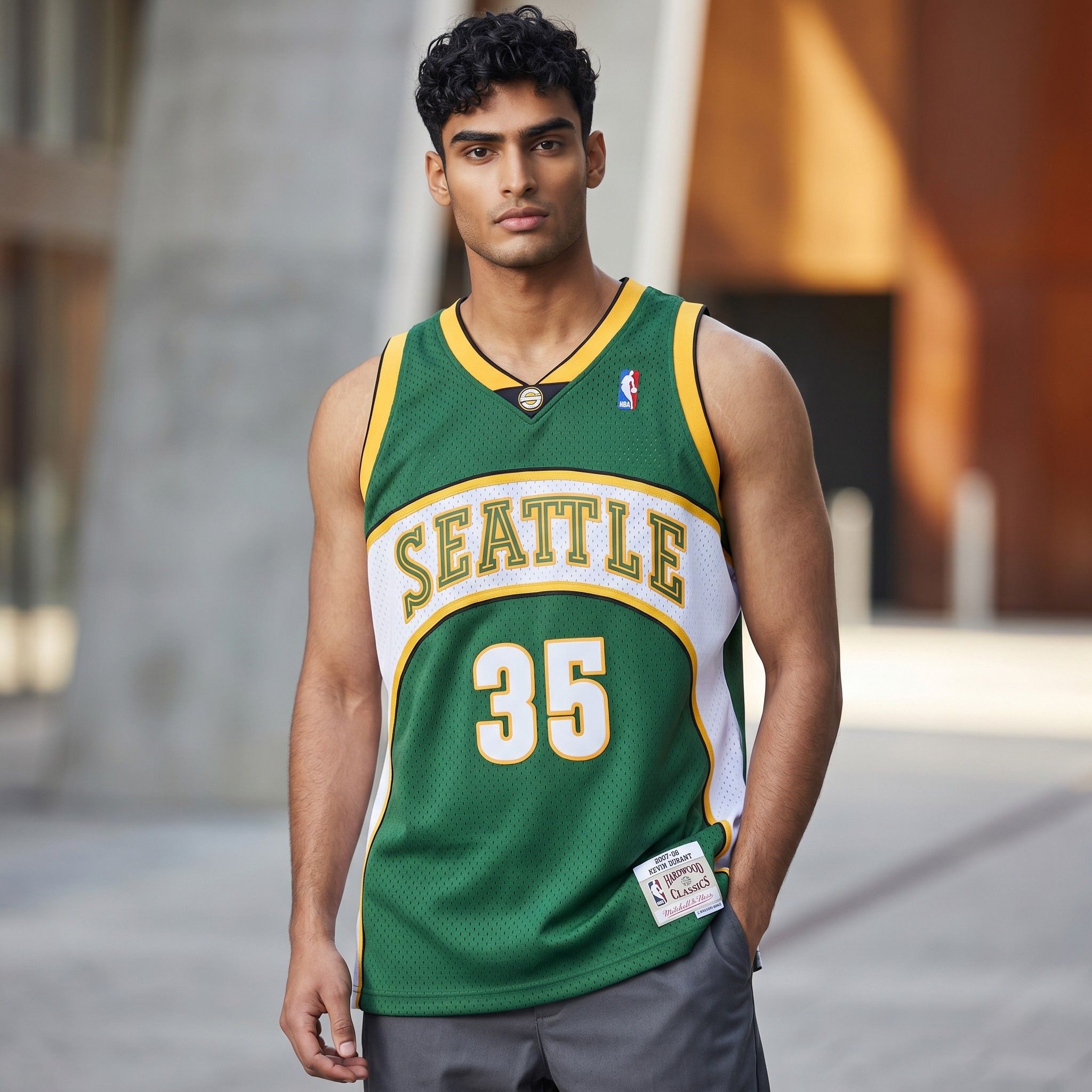 Mitchell & Ness Basketballtrikot Swingman Jersey Seattle SuperSonics 2007 Kevin Du