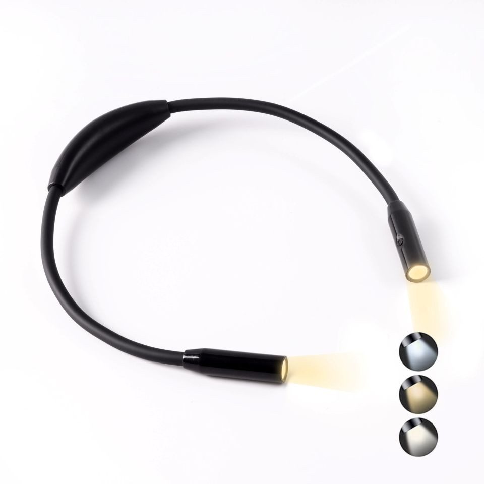 yeelight Leselicht LED Nacken-Leselampe Neck Book Light, Bleibt kühl; Lange Akkulaufzeit; Kompakt und tragbar