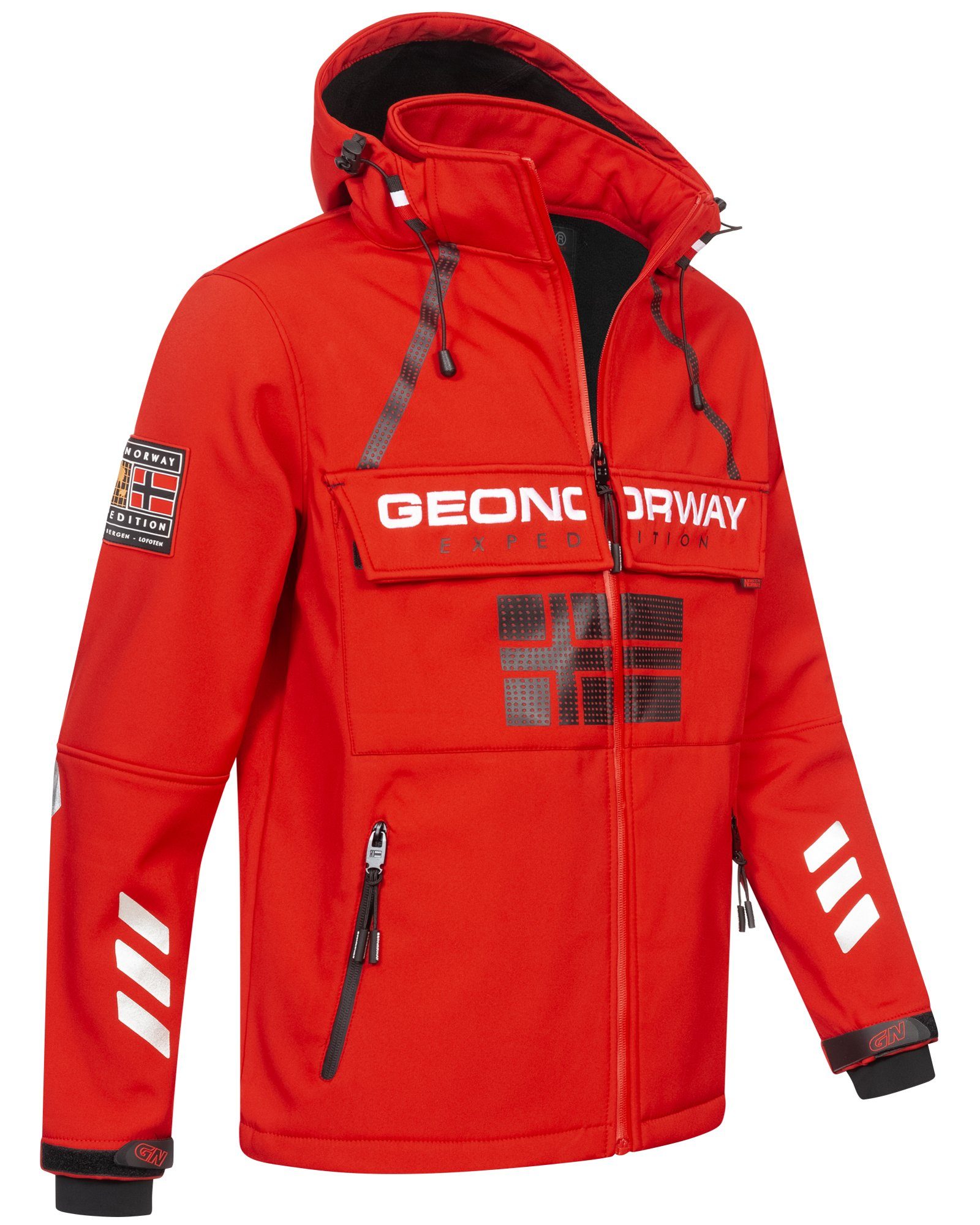 Geographical Norway Softshelljacke Herren Frühlings Jacke Softshelljacke Übergangs Jacke Outdoor Regen