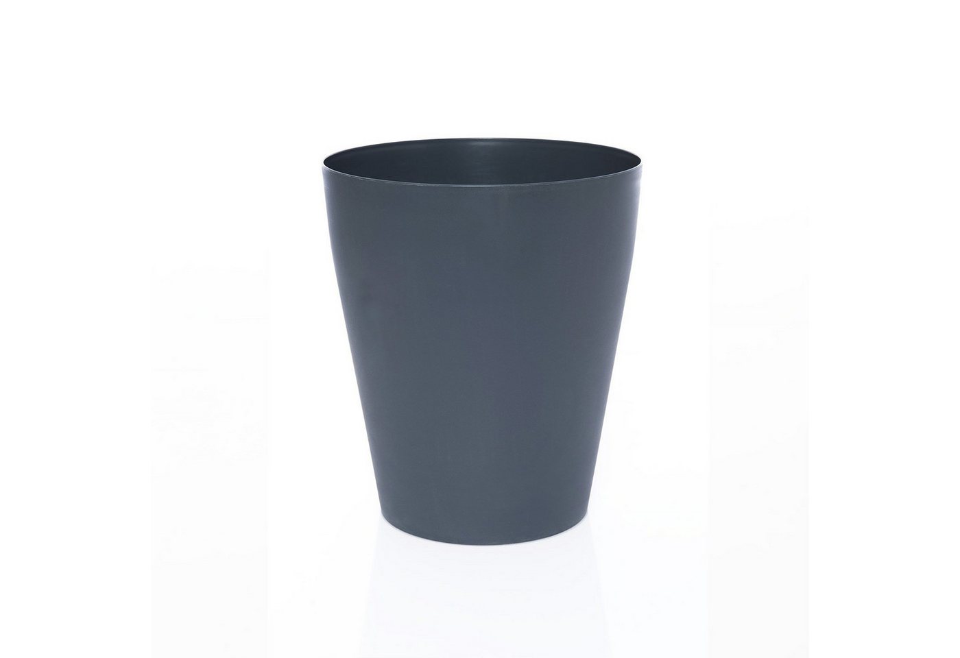Sinoba Papierkorb rund moderner Mülleimer Papiereimer 788789, aus Kunststoff ideal für Kinderzimmer Küche Büro, 12 Liter Höhe 26,5cm