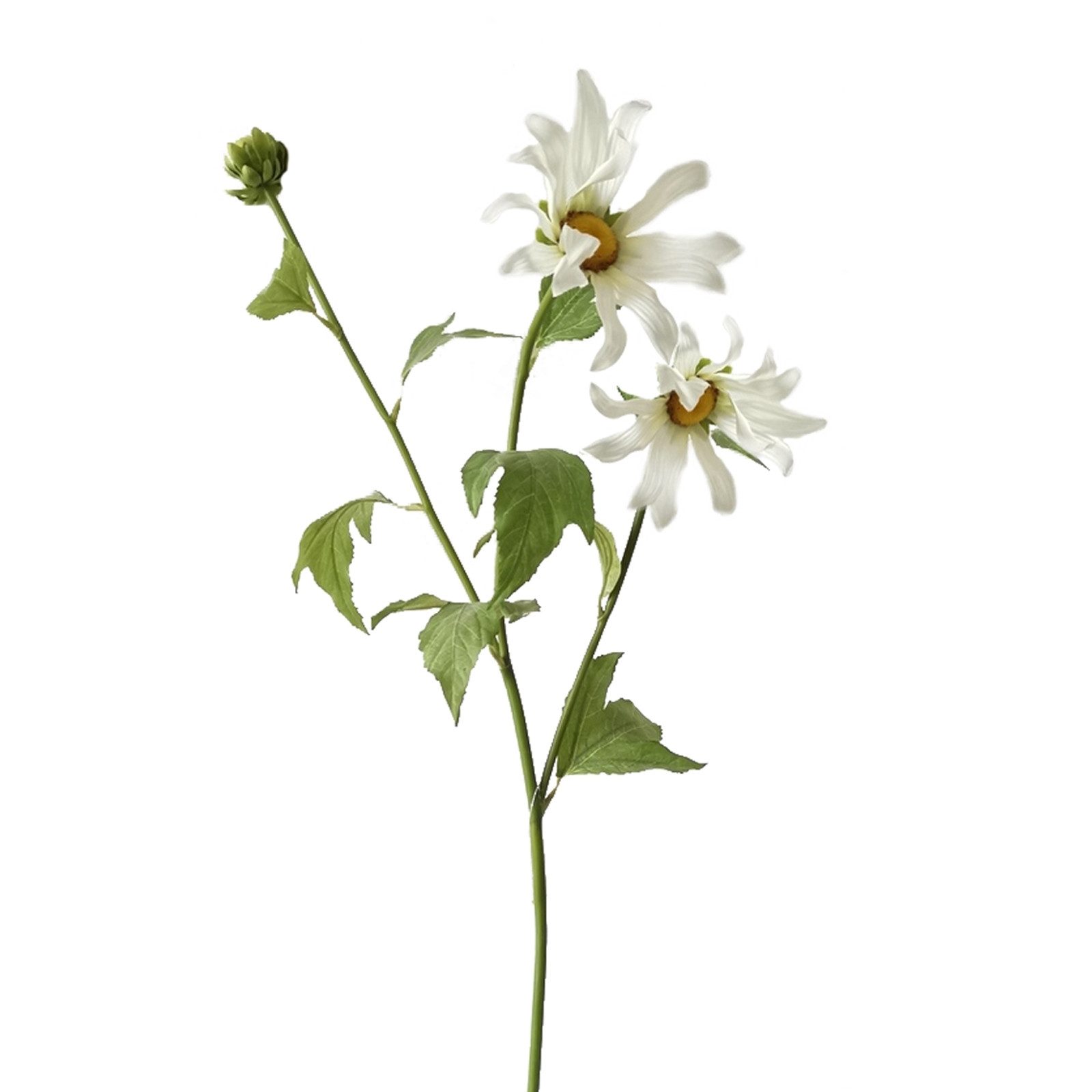 Kunstblume Chrysantheme 74 cm Weiss