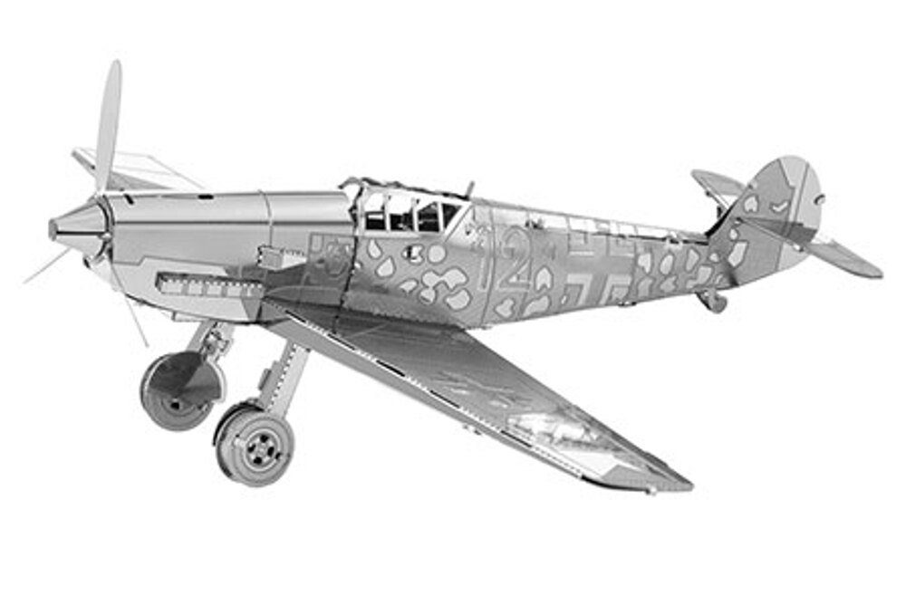 Invento Puzzle Metal Earth, Messerschmitt BF-109 - 3D Metall Puzzle, Puzzleteile