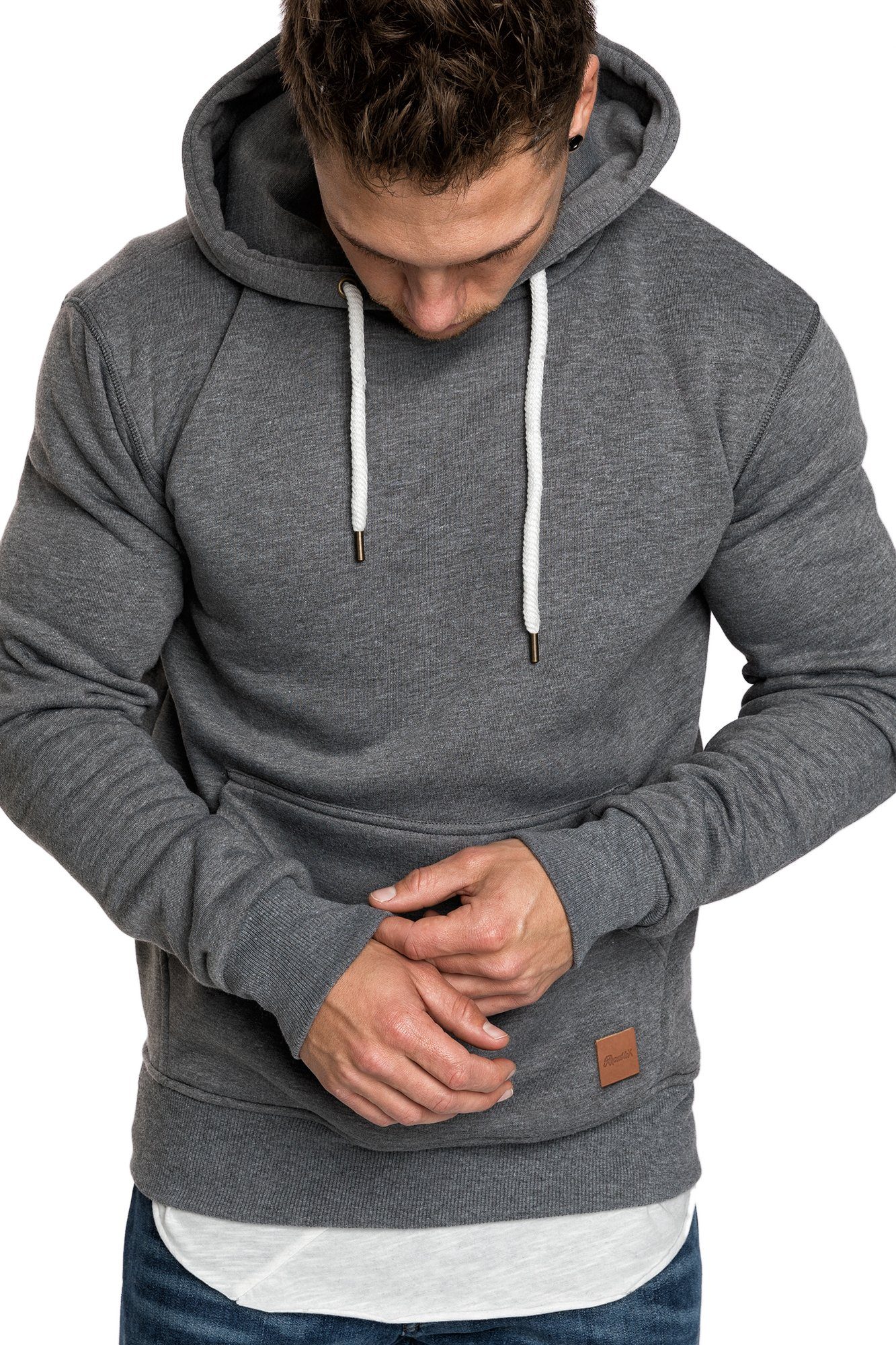 REPUBLIX Sweatshirt GRIFFIN Herren Basic Kapuzenpullover Hoodie