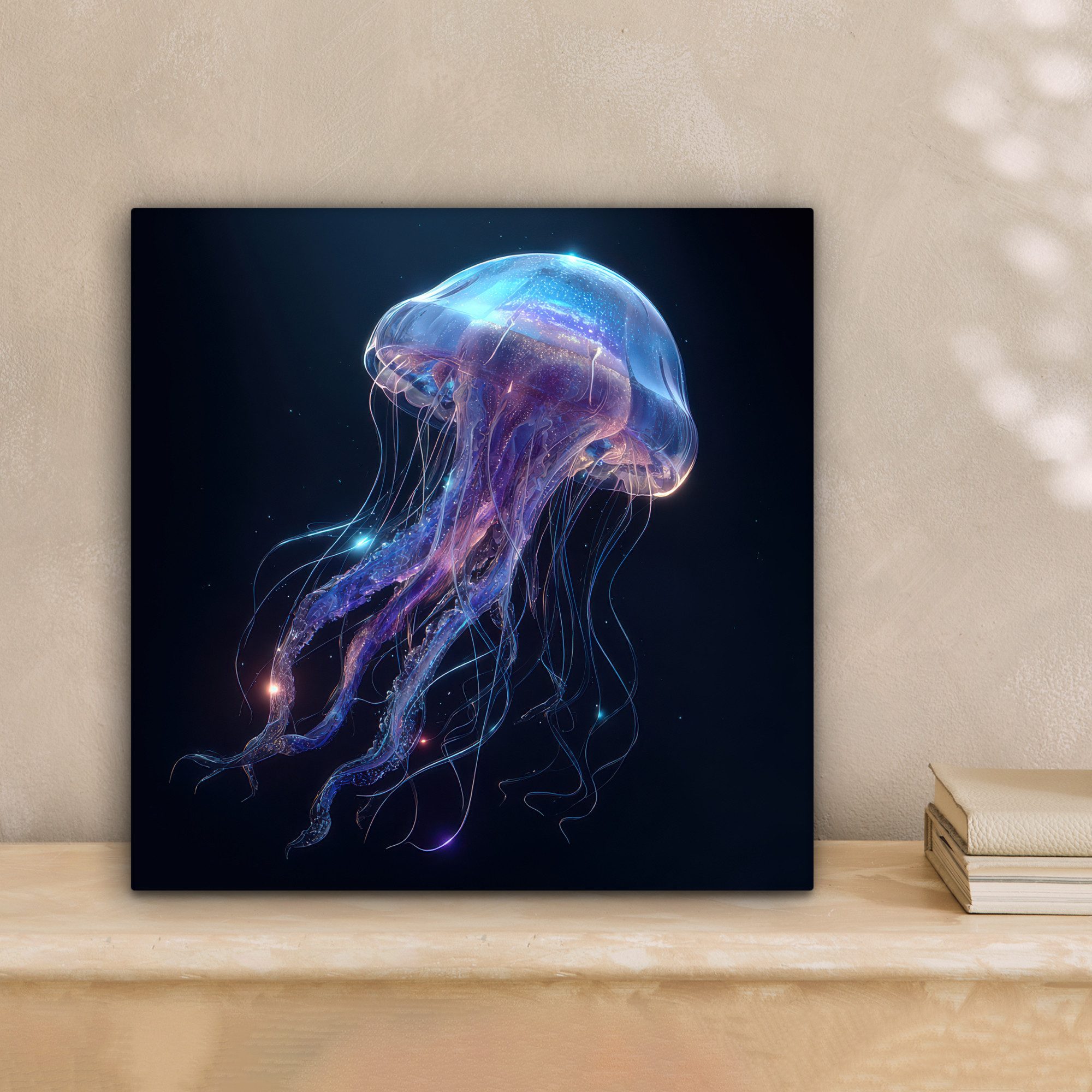 OneMillionCanvasses® Leinwandbild Tentakel - Qualle - günstig online kaufen