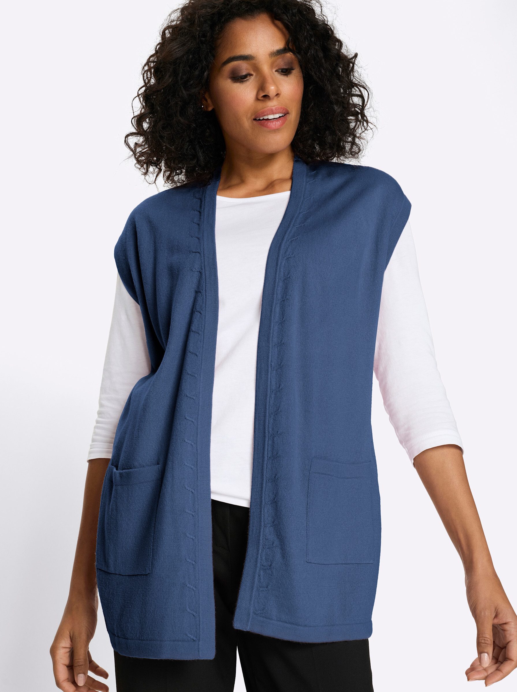 Sieh an! Strickweste Strickweste .