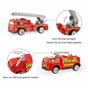 Juoungle Spielzeug-Auto LKW Spielzeug Auto Set Autotransporter Spielzeug Bagger Spielzeug