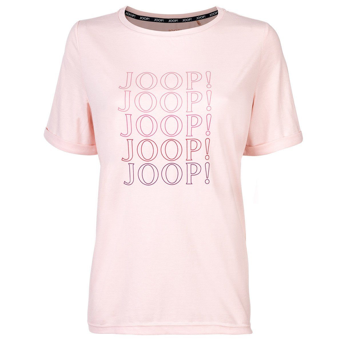 Joop! T-Shirt Damen T-Shirt - Loungewear Easy Leisure, Kurzarm Rosé