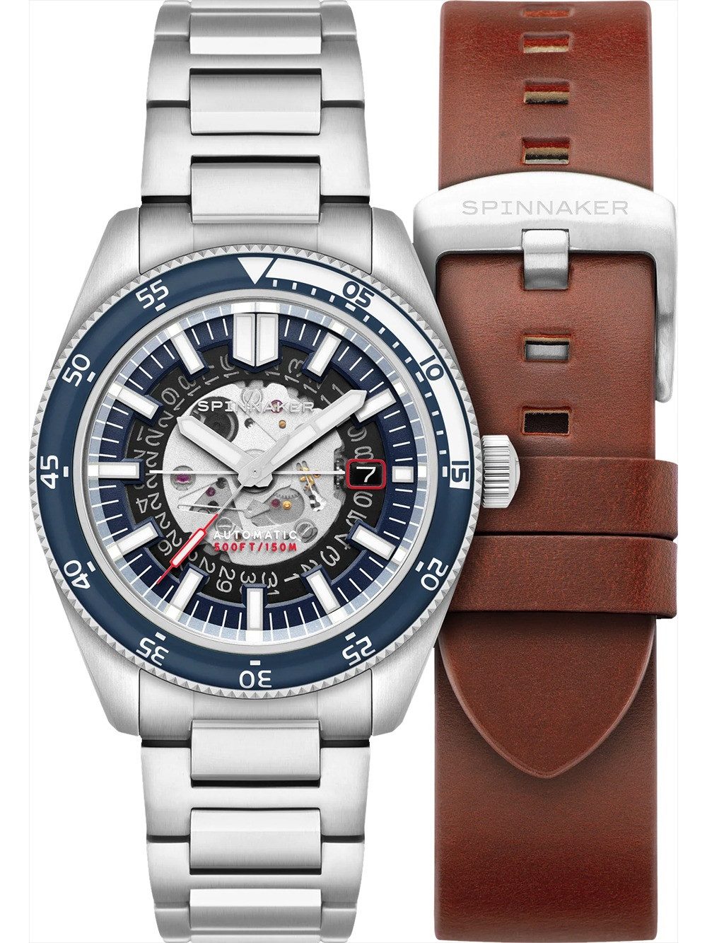 Spinnaker Automatikuhr Spinnaker SP-5118-22 Herrenuhr Fleuss Automatik 43mm 15ATM Spinnaker SP-5118-22 Herrenuhr Fleuss Automatik 43mm 15ATM