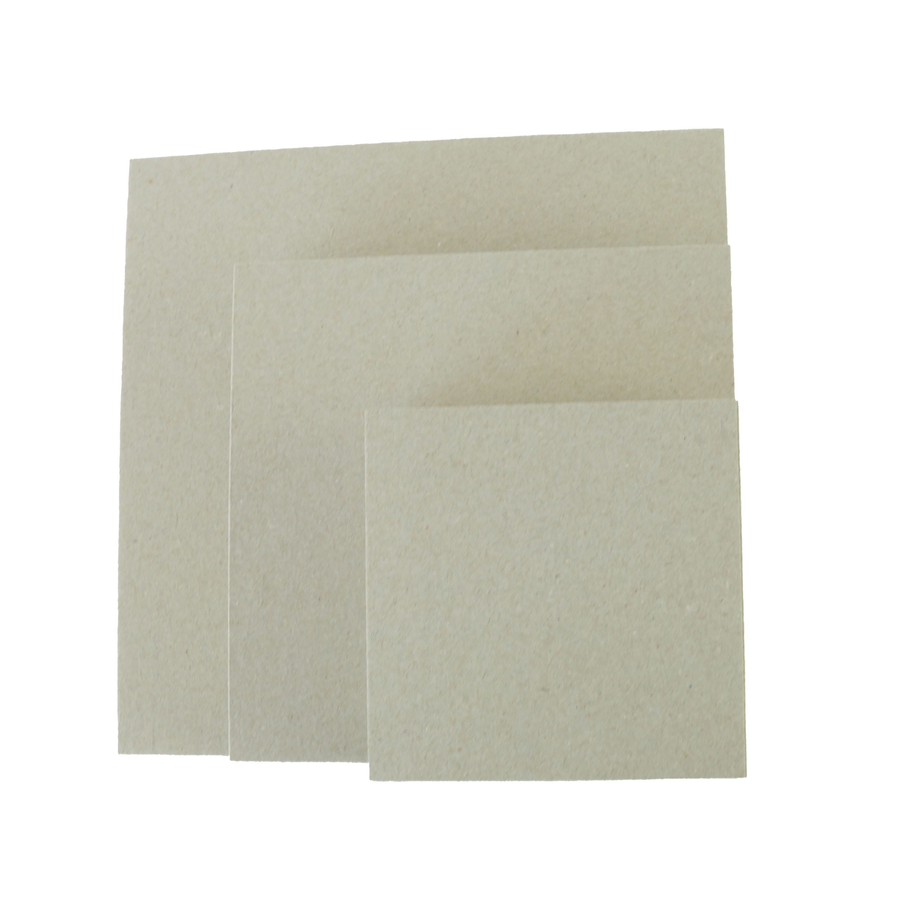 Papieronkel Papierkarton Graupappe Graukarton Zeichenkarton Bastelkarton DIN A3 0,5mm 350g/m², 100 Blatt Industriequalität Buchbinderpappe Bastelpappe Modellbau