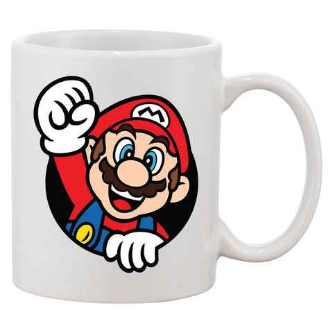 Blondie & Brownie Tasse Super Mario Faust Konsole Spieler Gaming Retro, Keramik